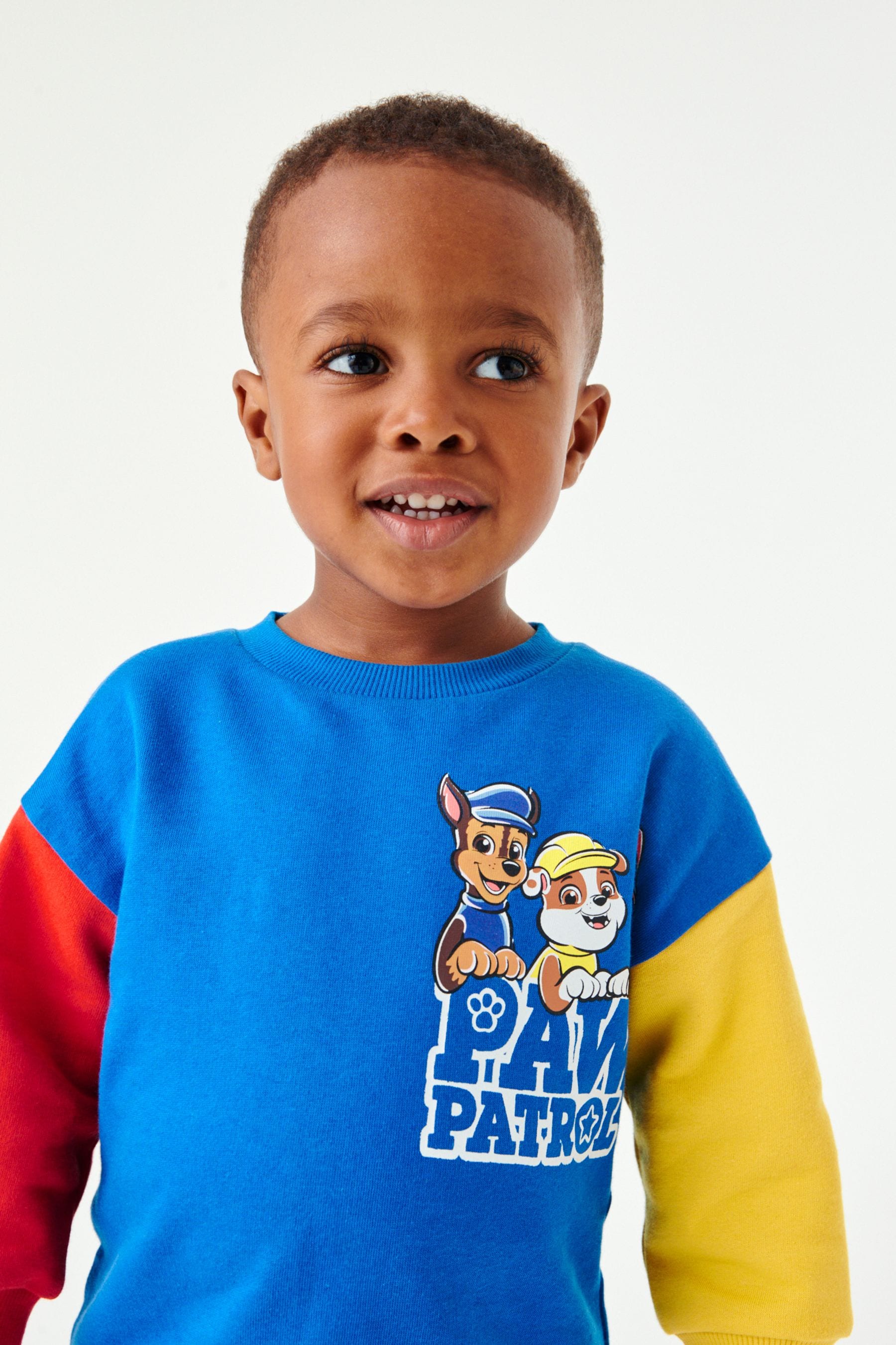 Blue Paw Patrol Colourblock Sweatshirt and Jogger Set (3mths-8yrs)