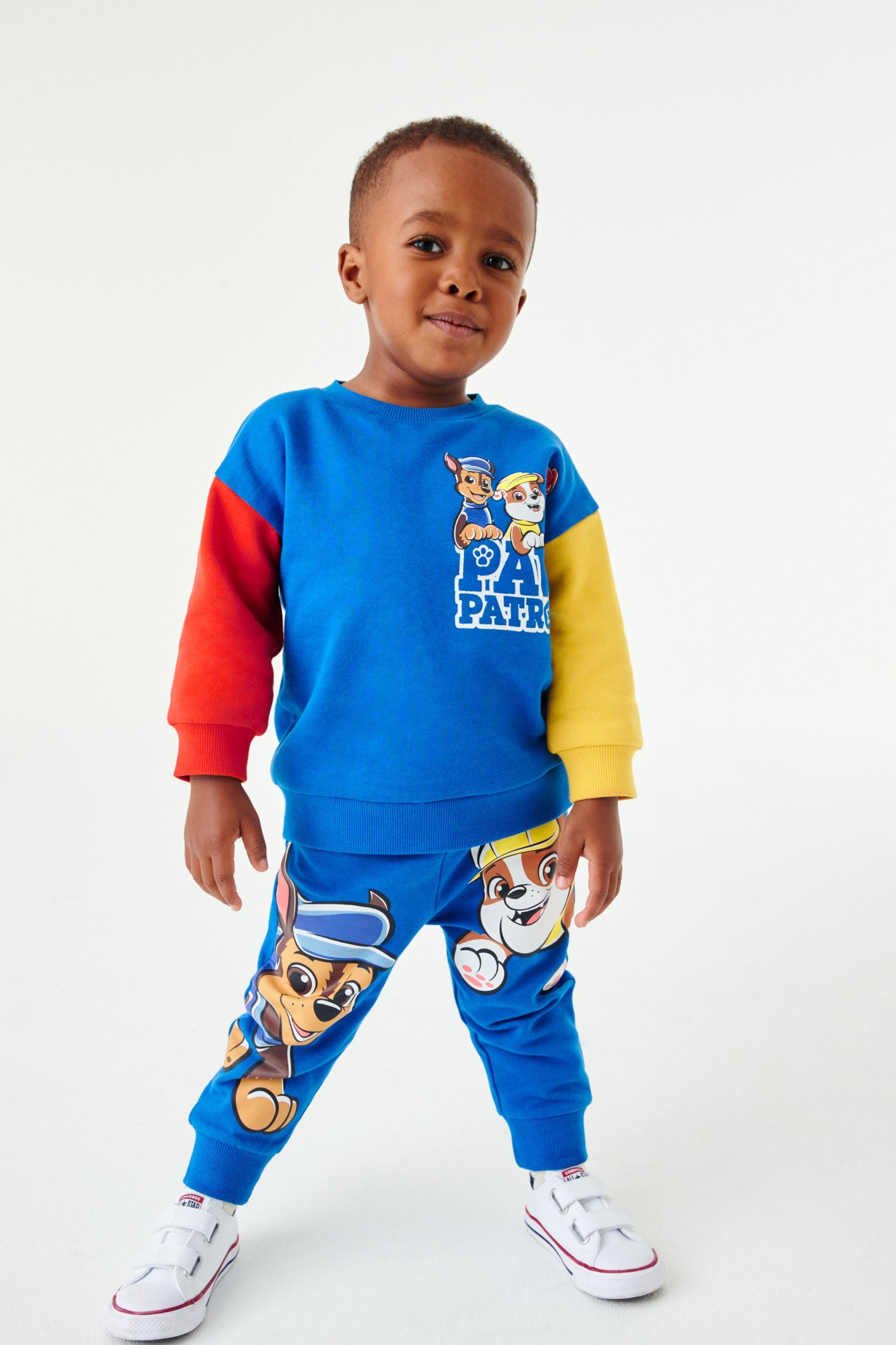 Blue Paw Patrol Colourblock Sweatshirt and Jogger Set (3mths-8yrs)