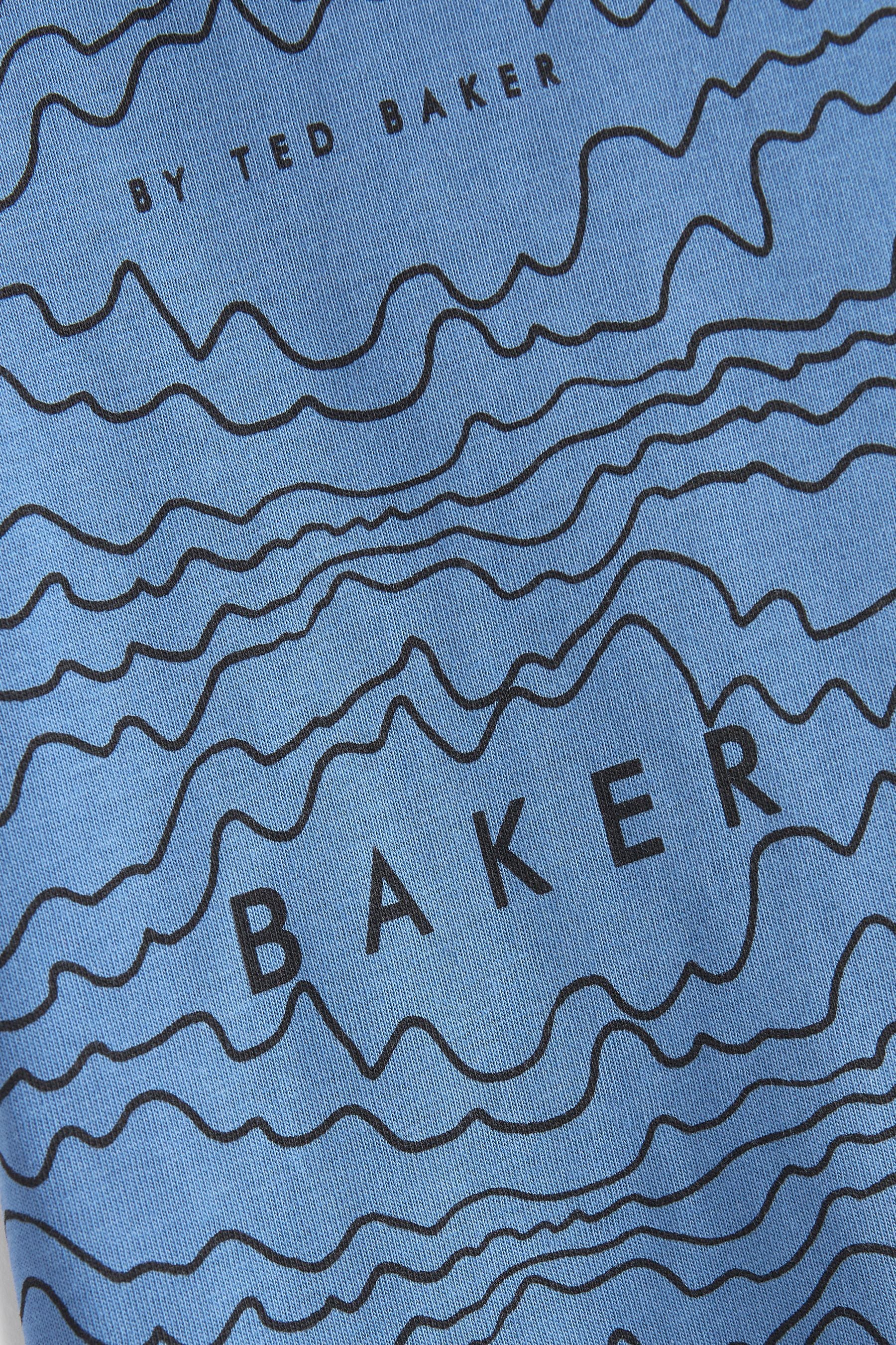 Baker by Ted Baker Blue Printed T-Shirt