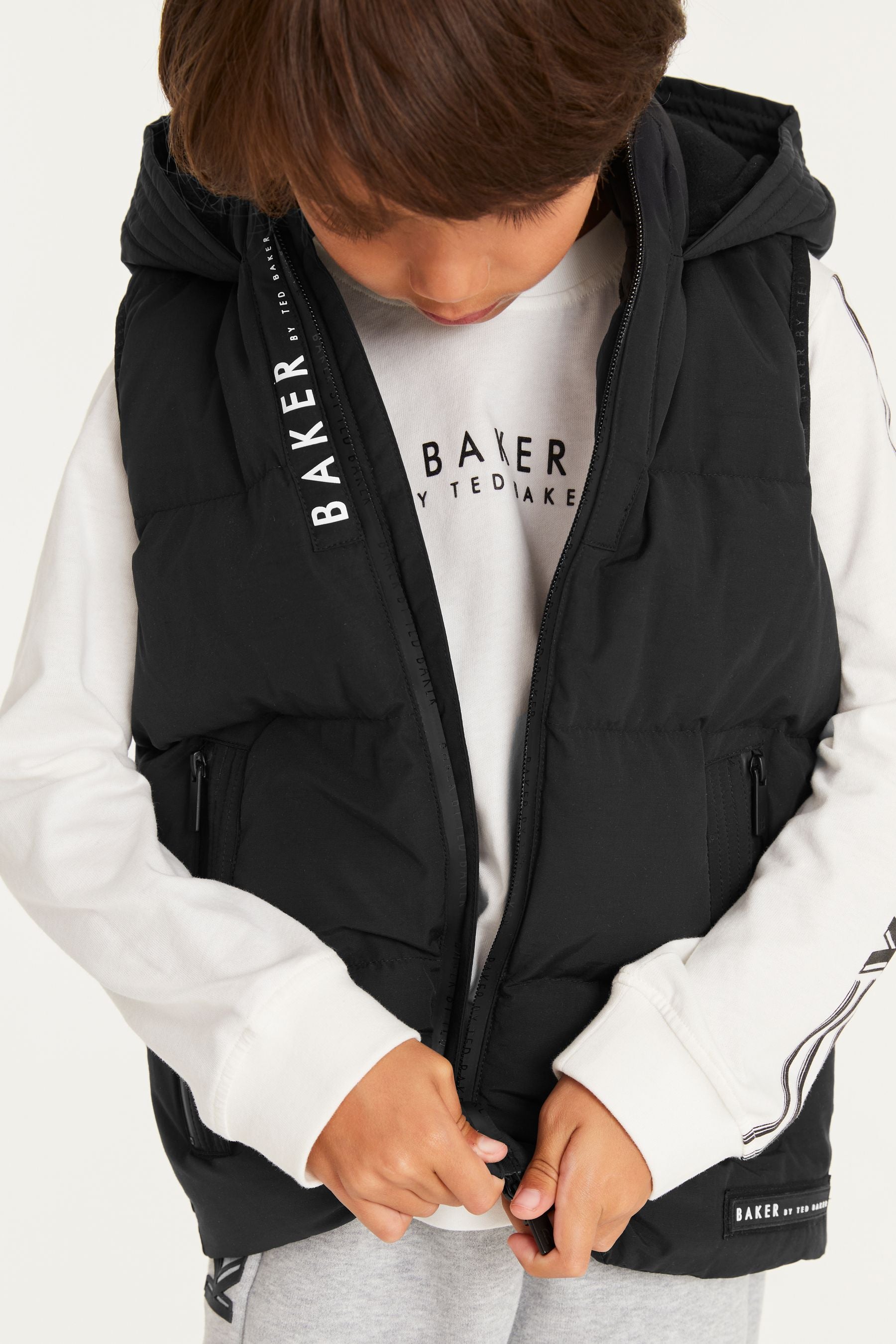 Baker by Ted Baker Black Gilet