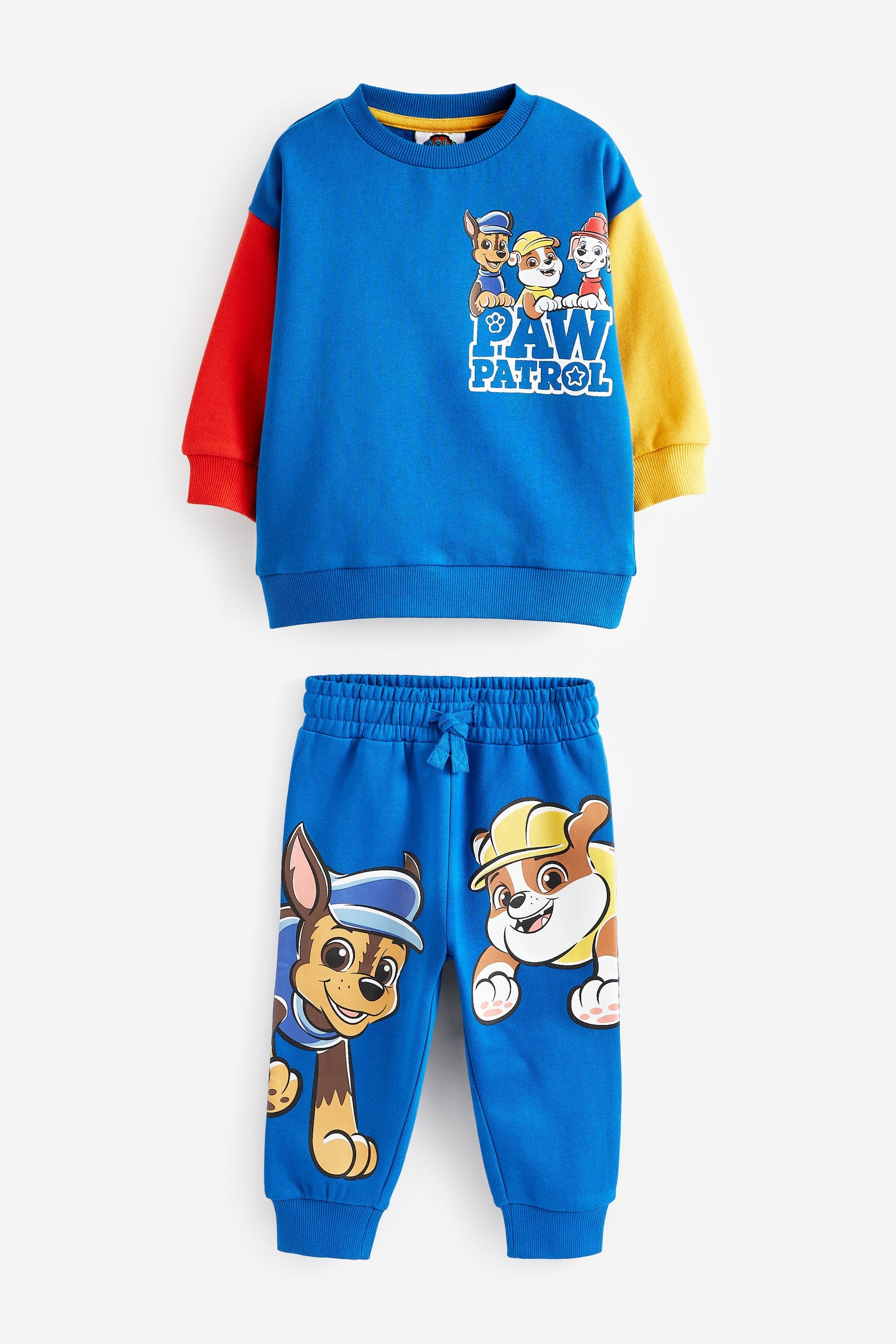 Blue Paw Patrol Colourblock Sweatshirt and Jogger Set (3mths-8yrs)