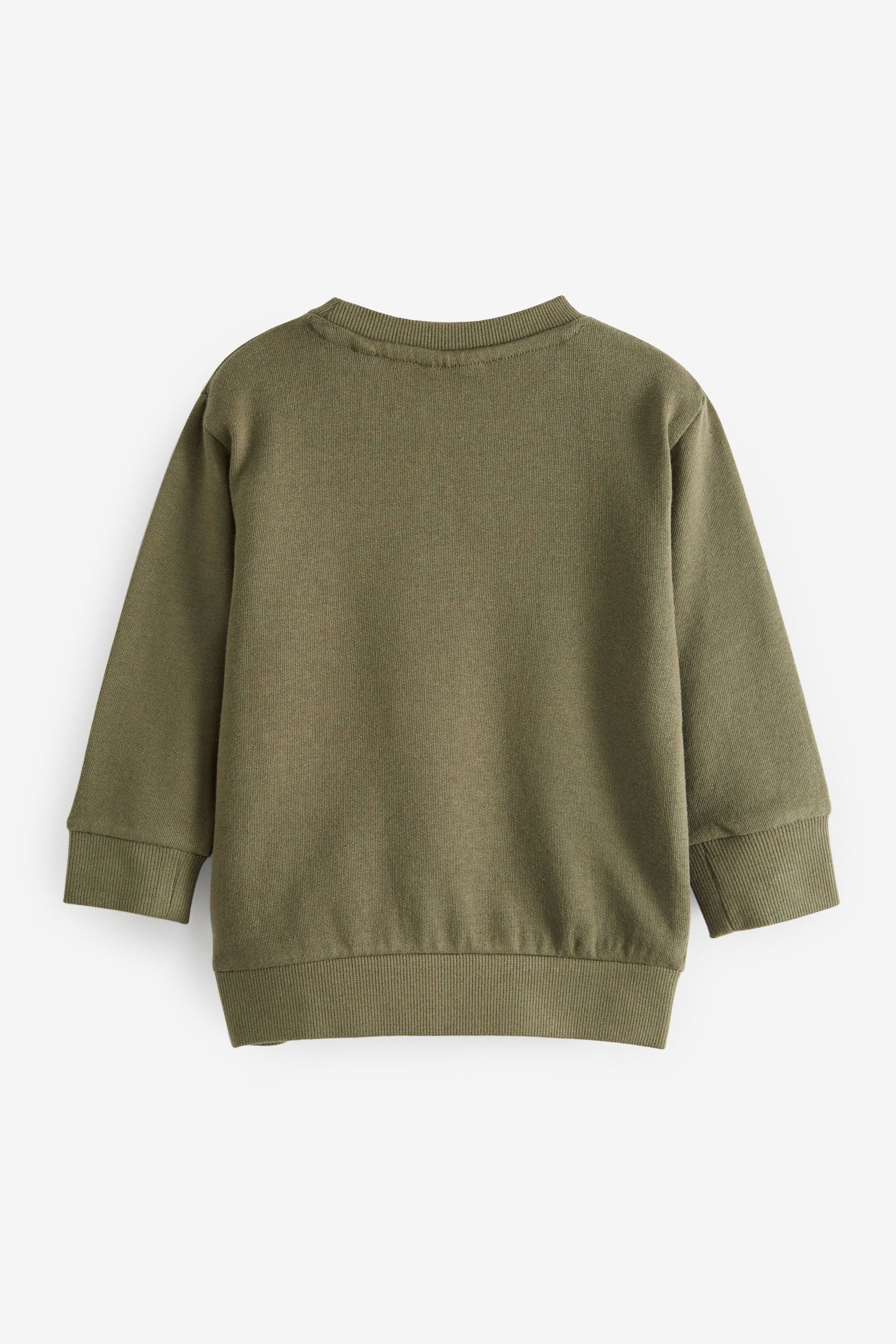 Khaki Green Lion King Long Sleeve Sweatshirt (3mths-8yrs)