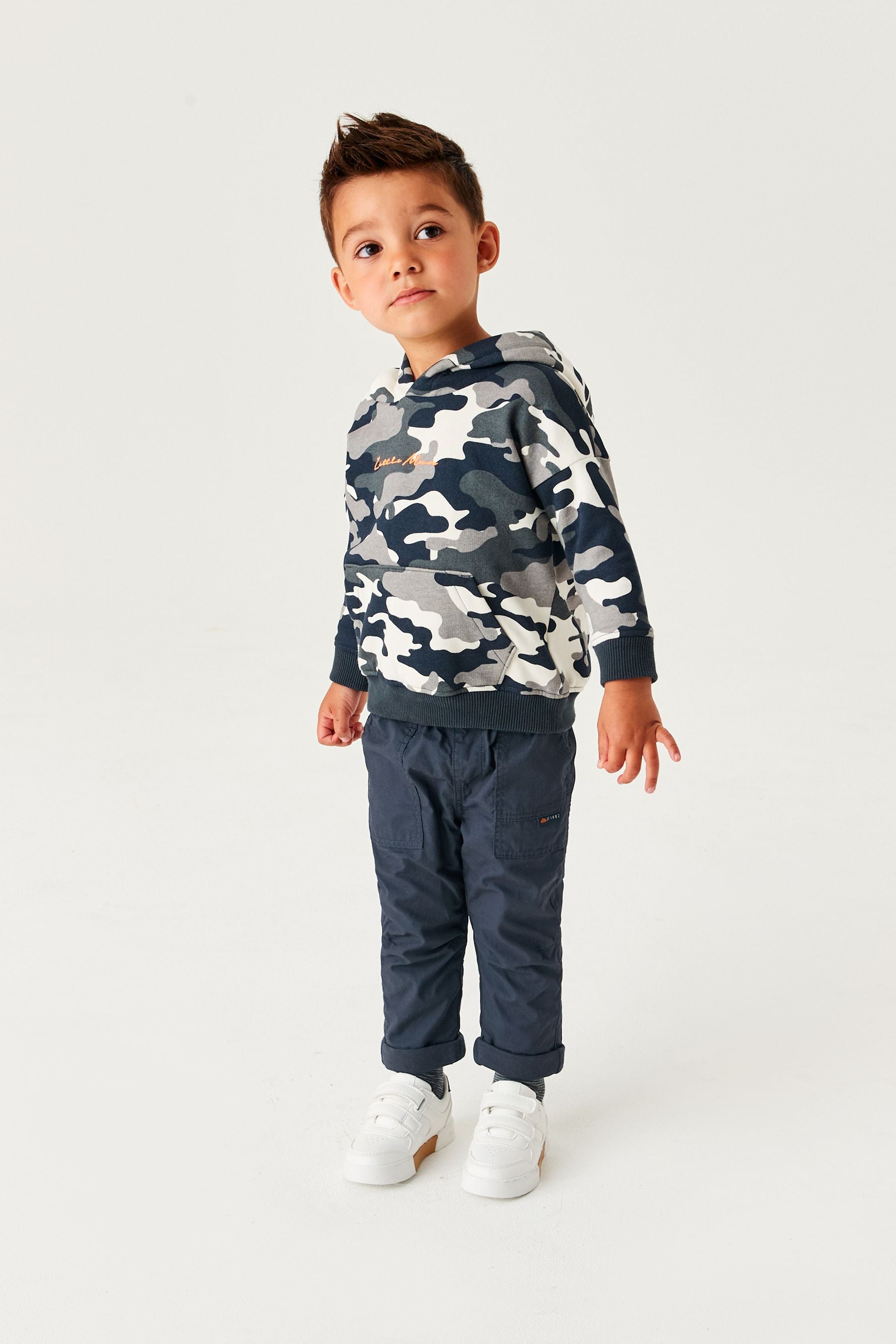 Navy Blue Lined Pull-On Trousers (3mths-7yrs)