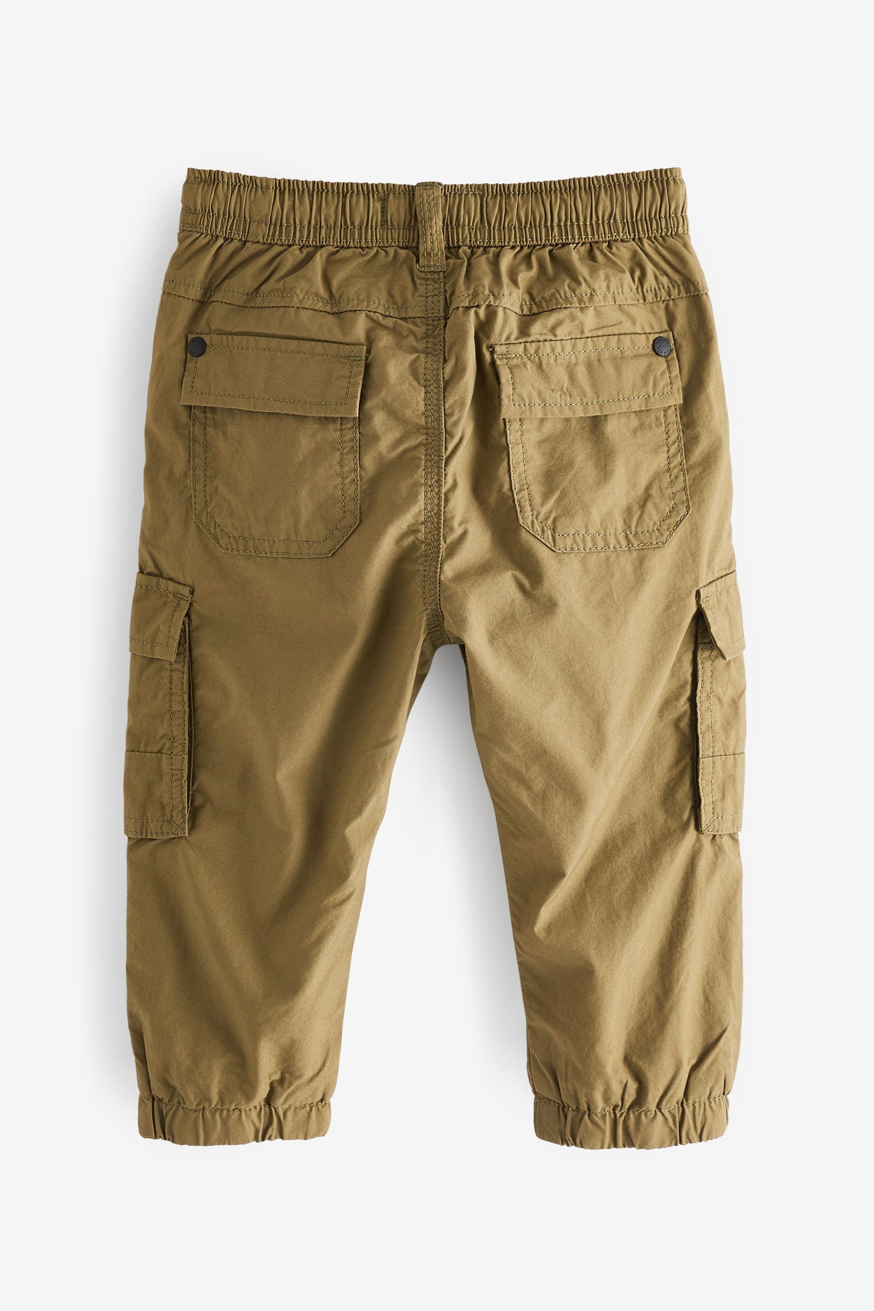 Olive Green Lined Cargo Trousers (3mths-7yrs)