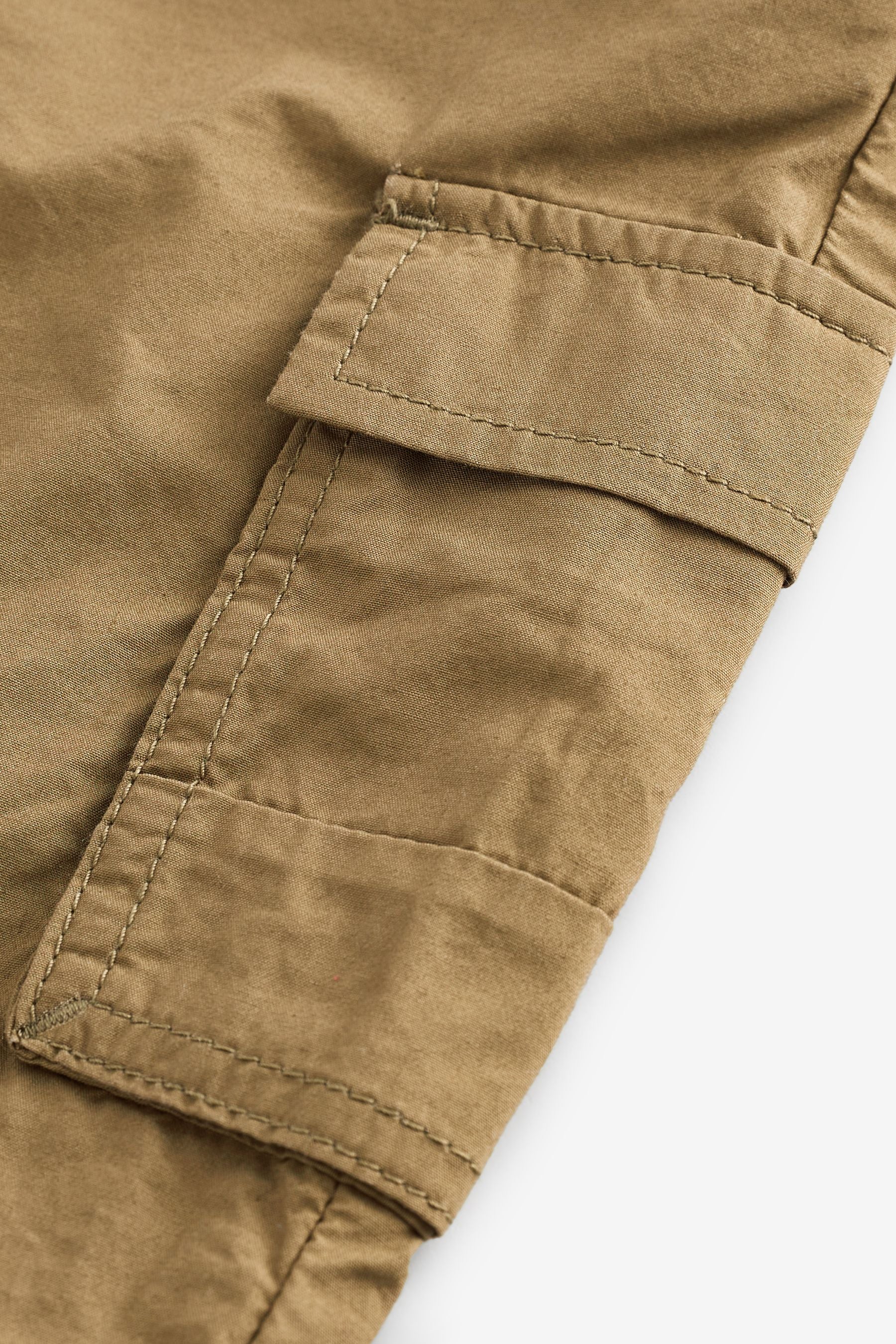 Olive Green Lined Cargo Trousers (3mths-7yrs)