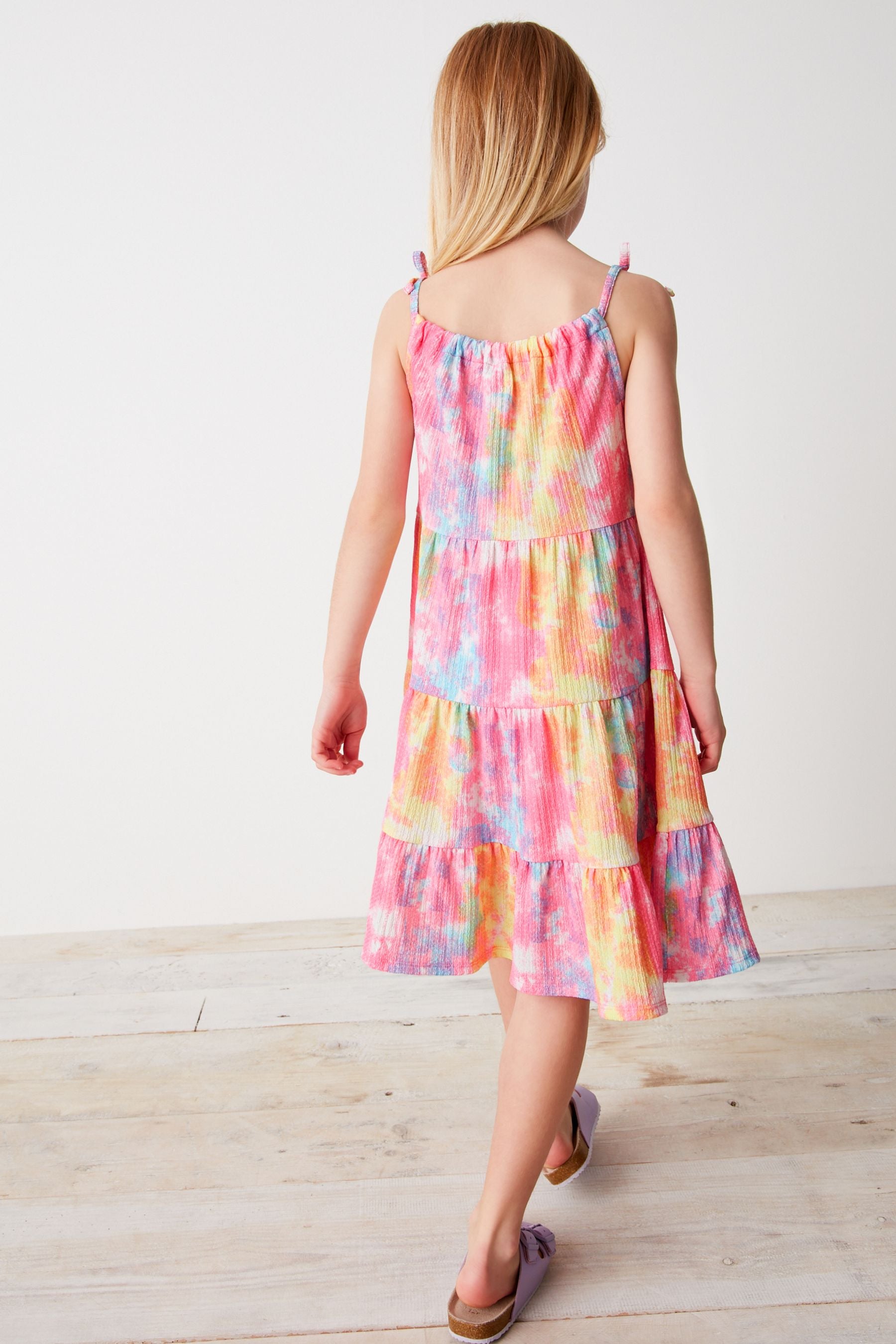 TIE DYE Strap Tiered Dress (3-16yrs)