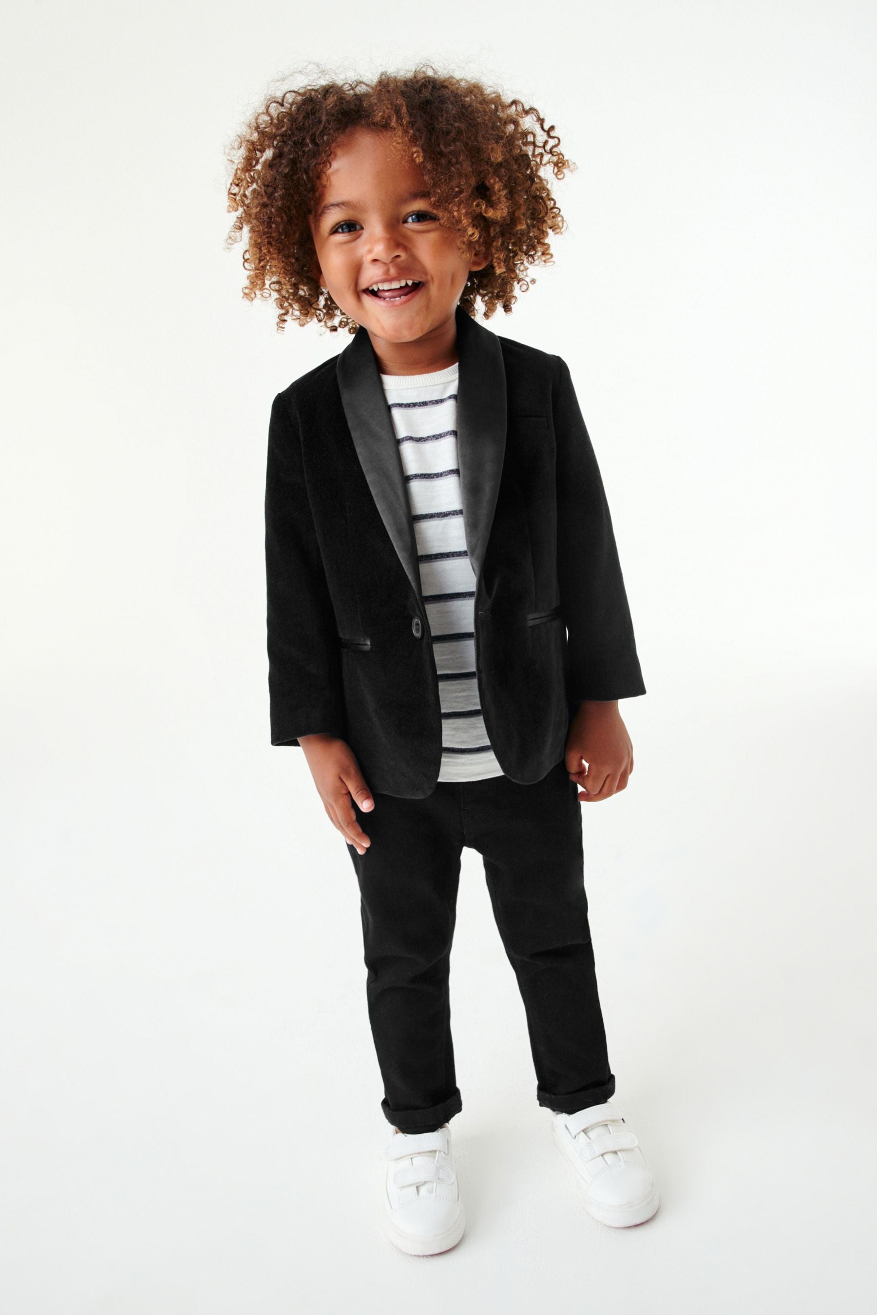 Black Velvet Blazer (3mths-9yrs)