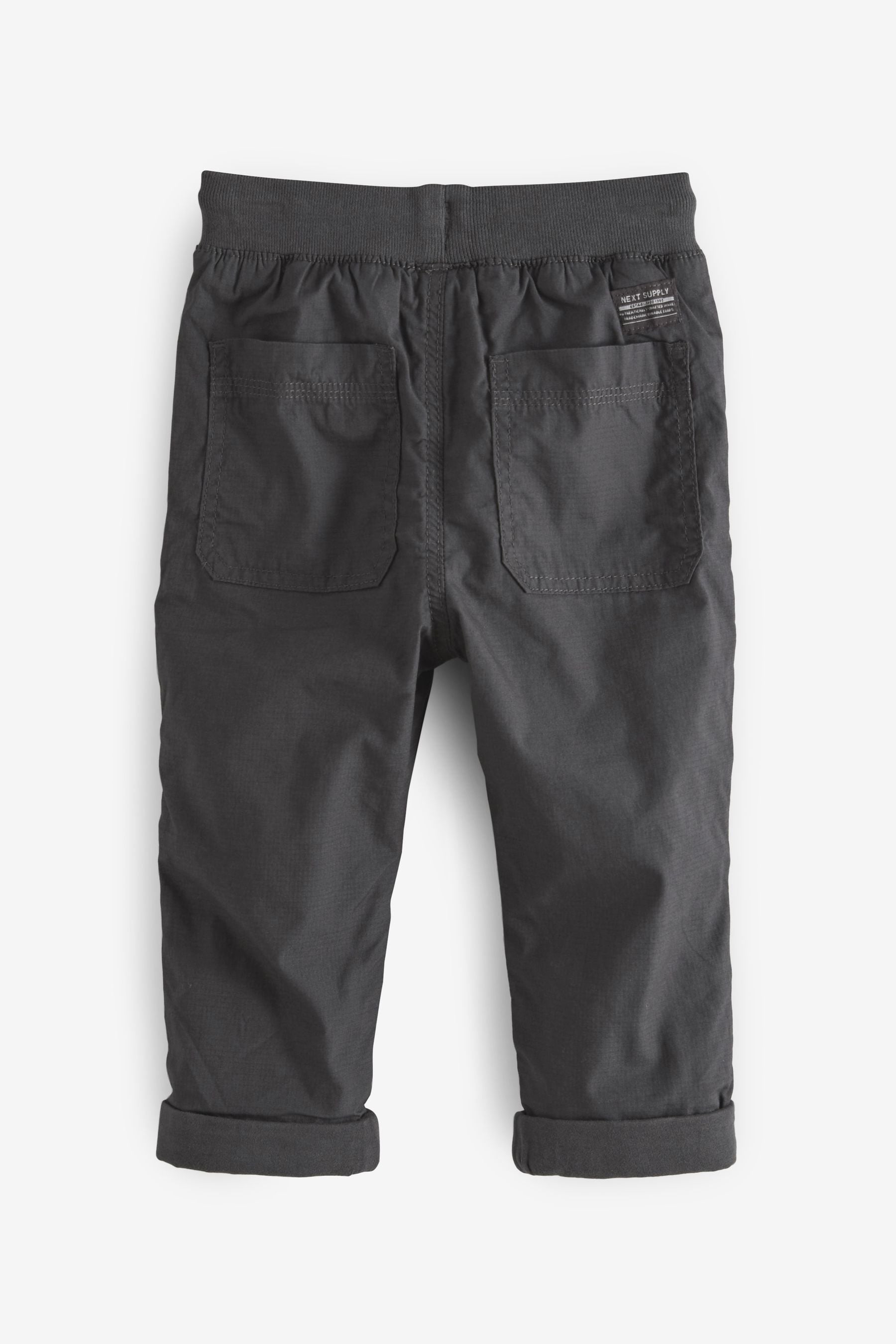 Charcoal Grey Lined Pull-On Trousers (3mths-7yrs)