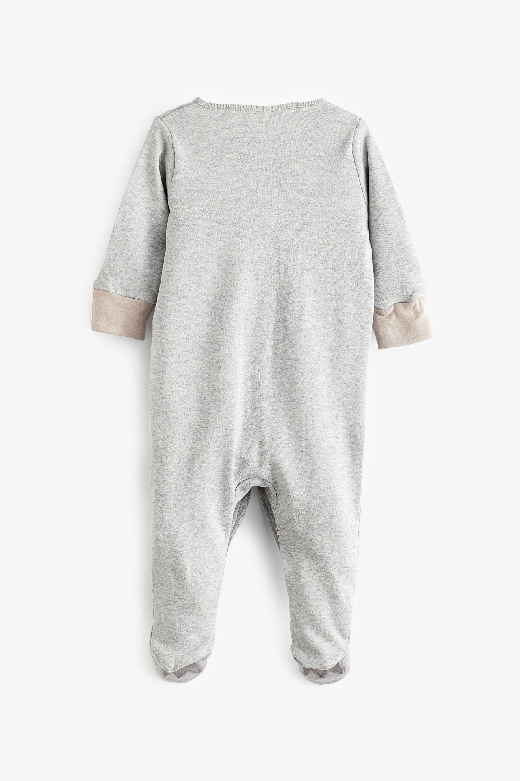 Grey/Blue 4 Pack Sleepsuits (0mths-2yrs)