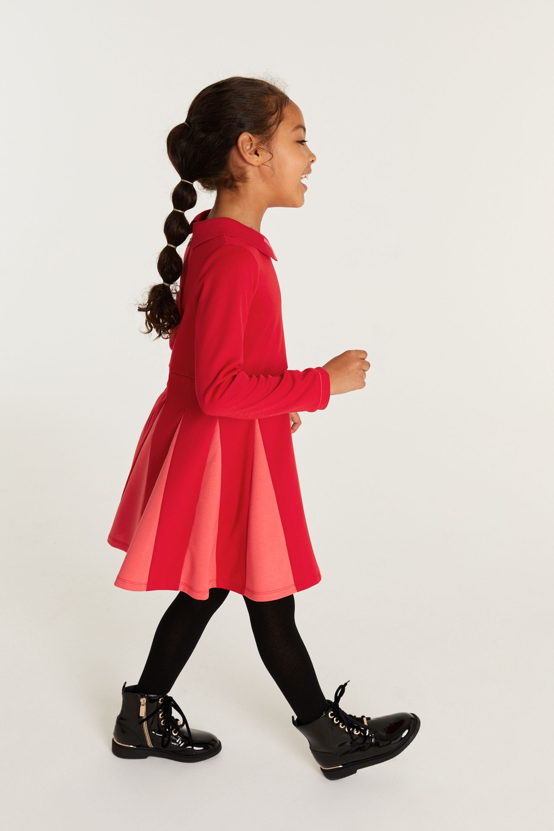 Red Baker by Ted Baker Red and Pink Ponte Dress