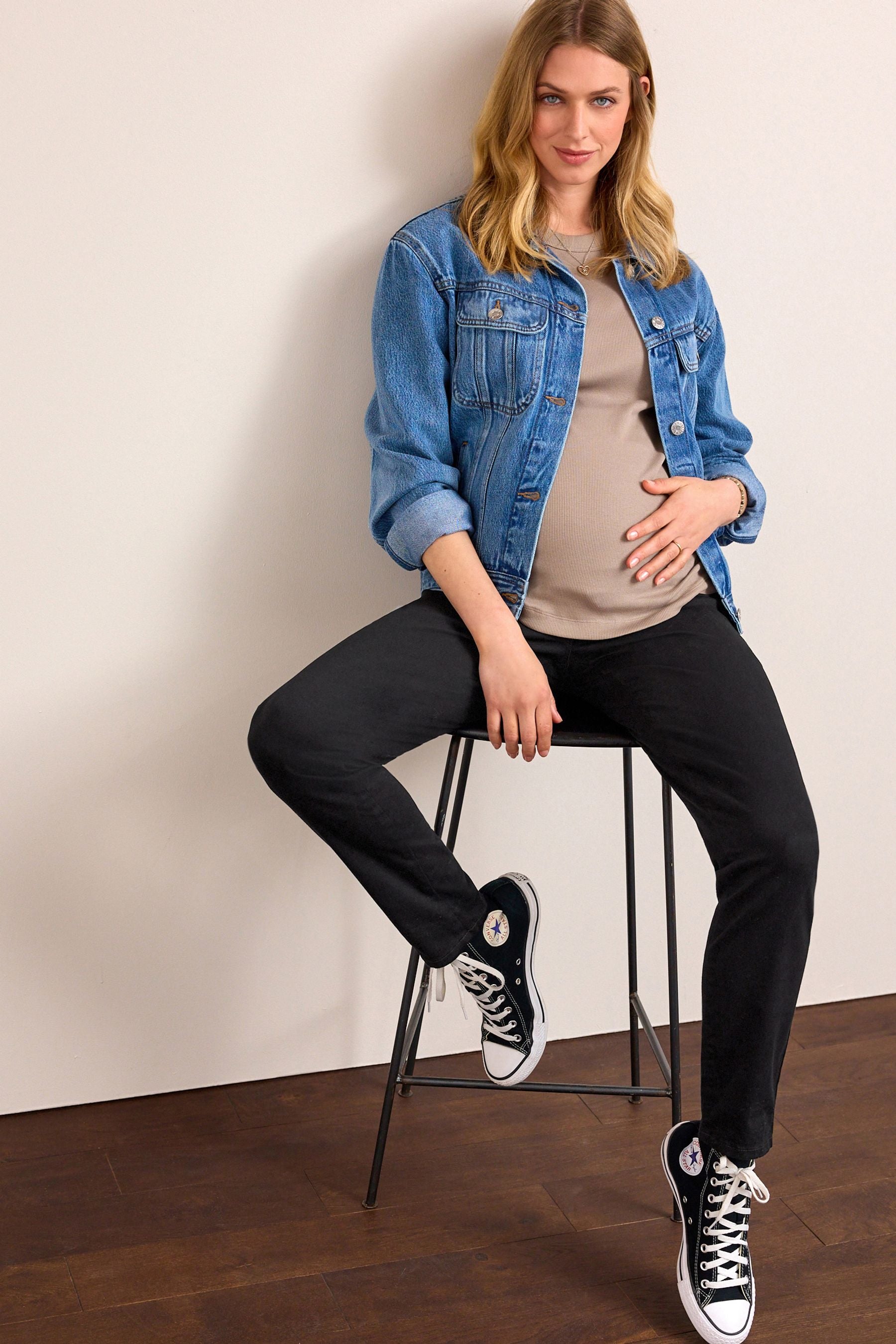 Black Maternity Skinny Jeans