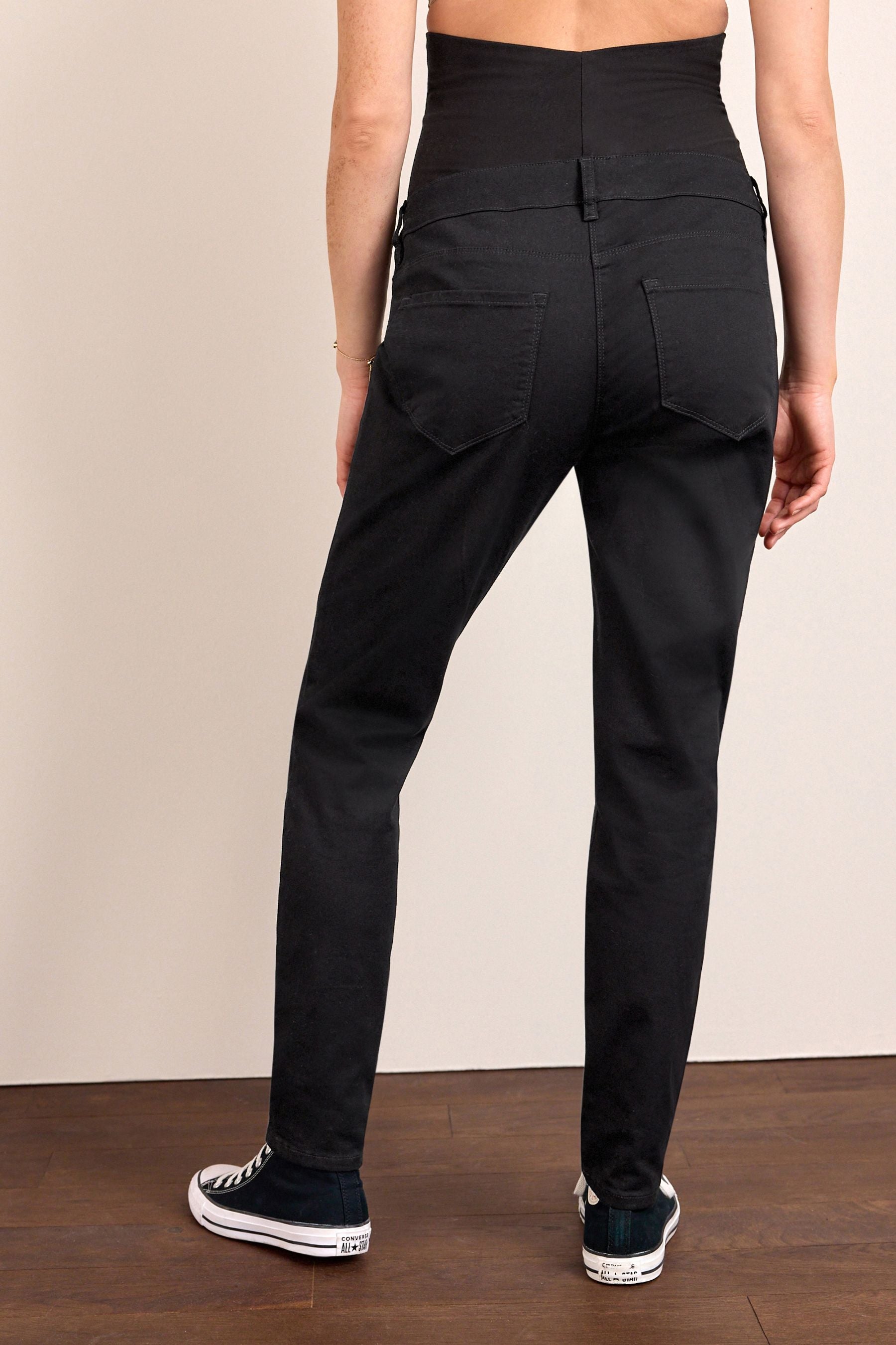 Black Maternity Skinny Jeans