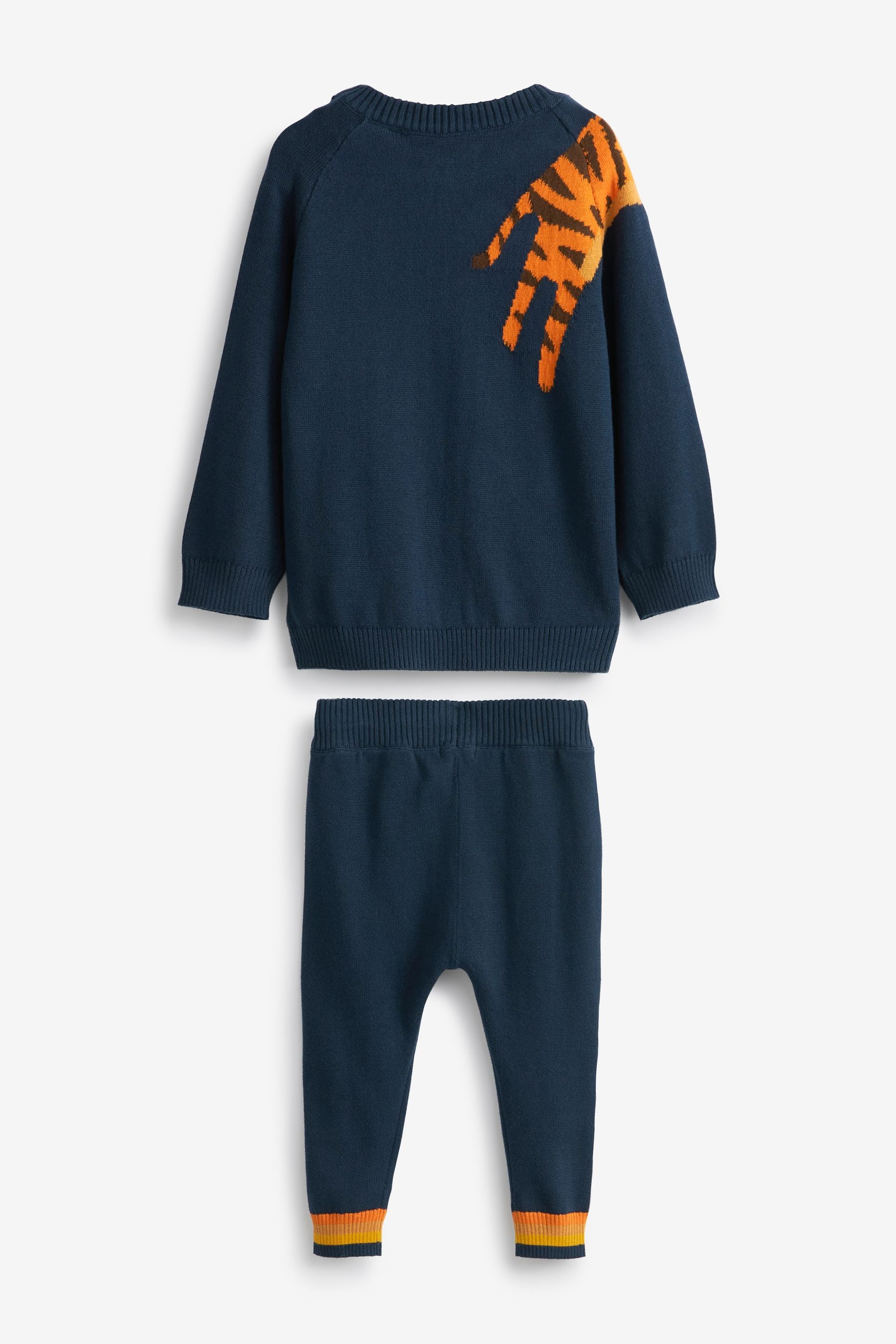 Navy Blue Safari Character Jumper (3mths-7yrs)