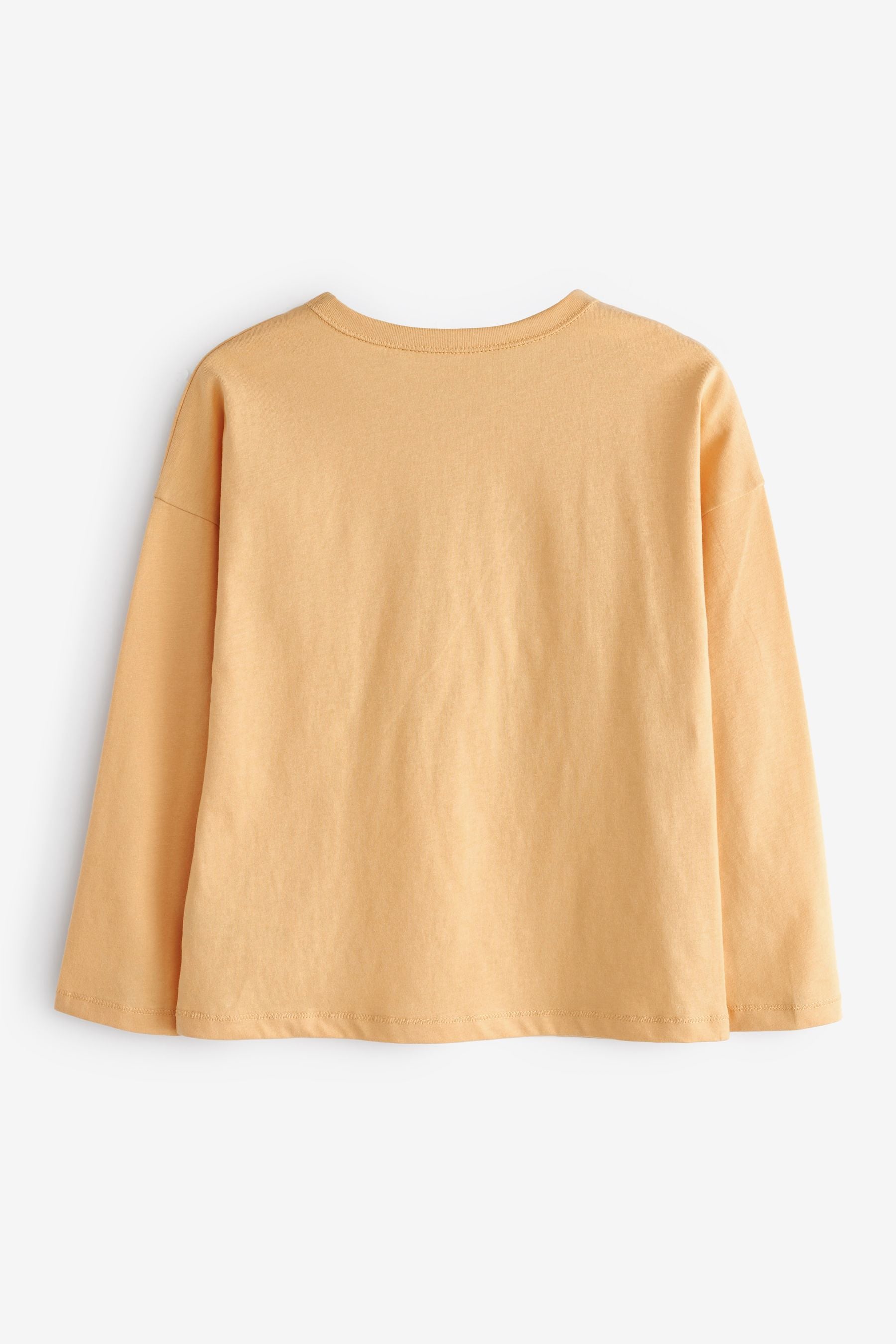 Buttermilk Yellow Save The Future Slogan Top (3-16yrs)