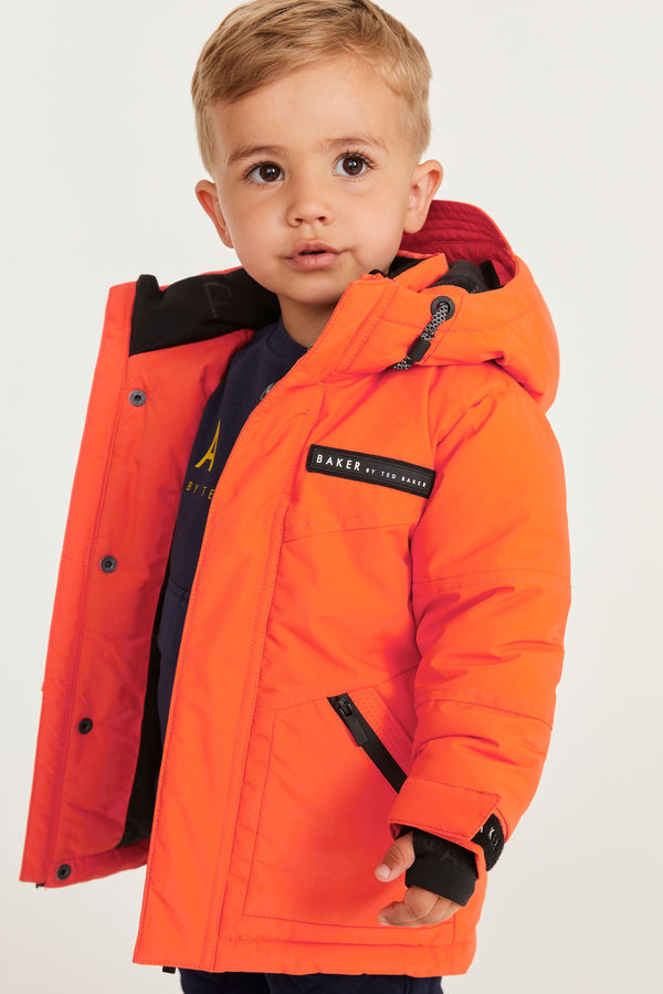 Orange Baker by Ted Baker Orange Shower Resistant Parka