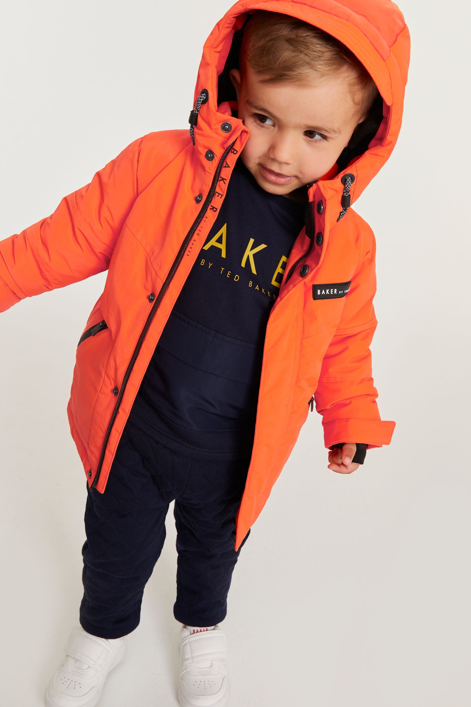 Orange Baker by Ted Baker Orange Shower Resistant Parka