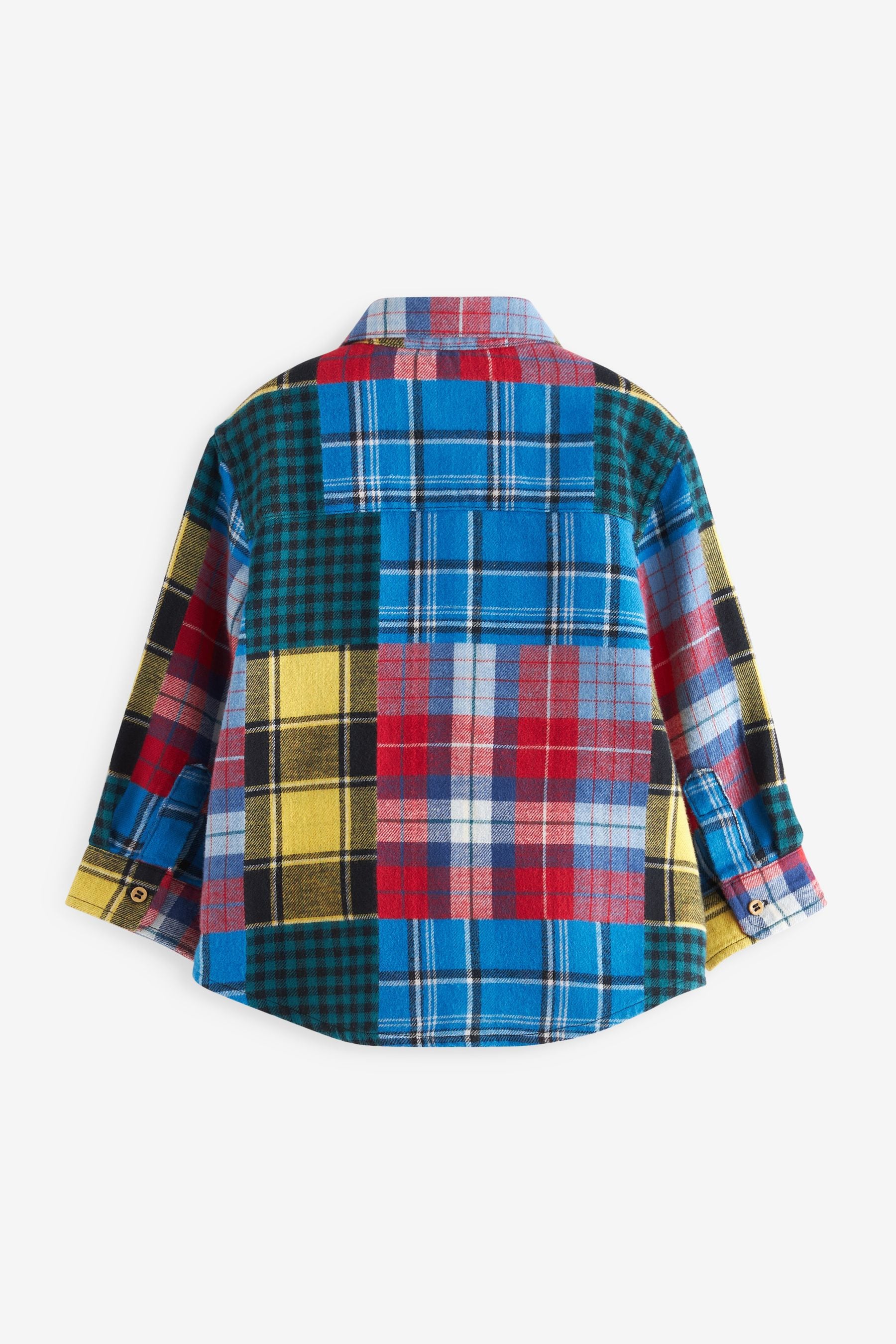 Red/Blue/Yellow Long Sleeve Check Shirt (3mths-7yrs)