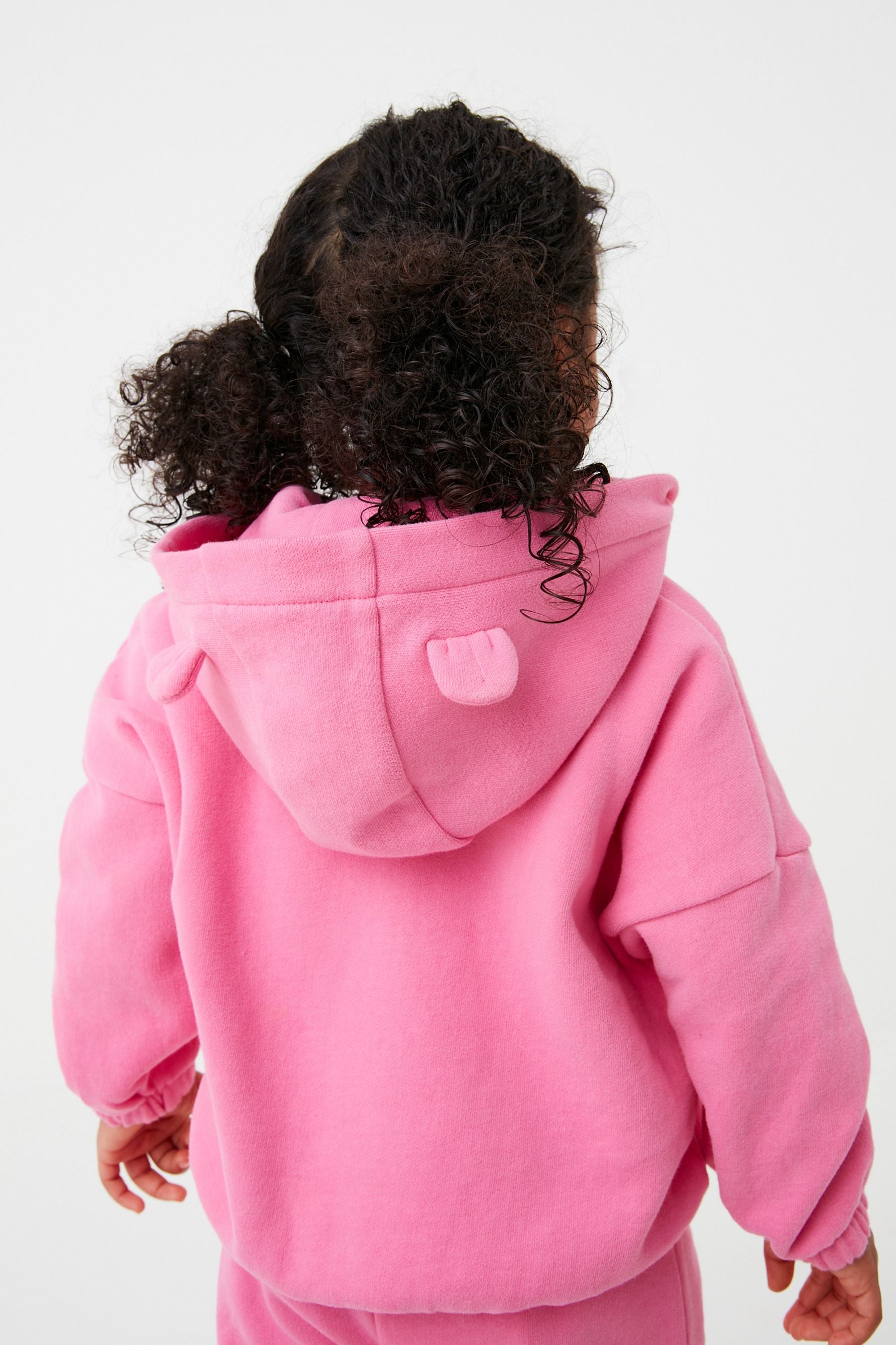 Bright Pink Zip Through Hoodie (3mths-7yrs)