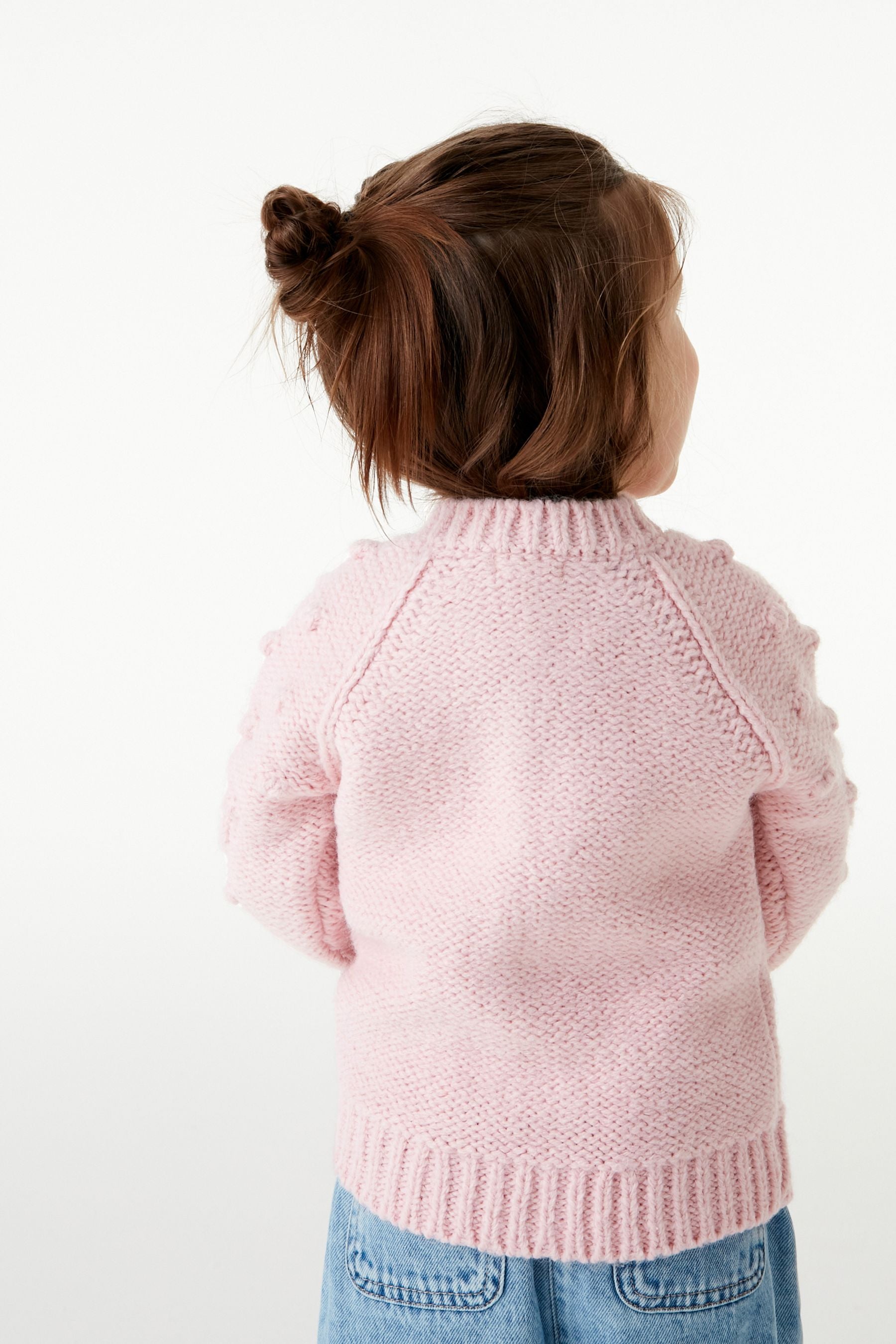 Pink Chunky Cardigan (3mths-10yrs)