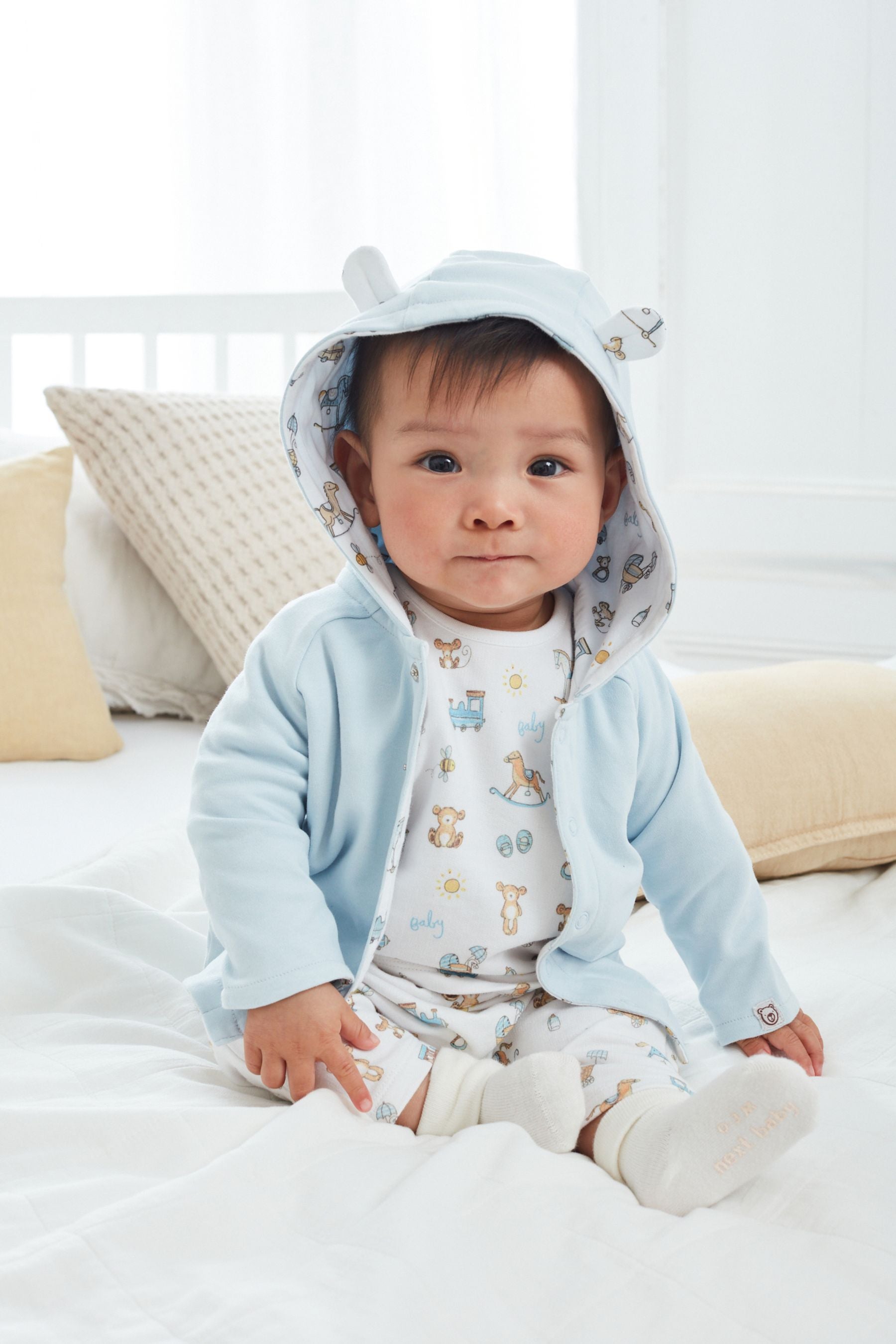 Blue Bear Lightweight Jersey Baby Jacket (0mths-3yrs)