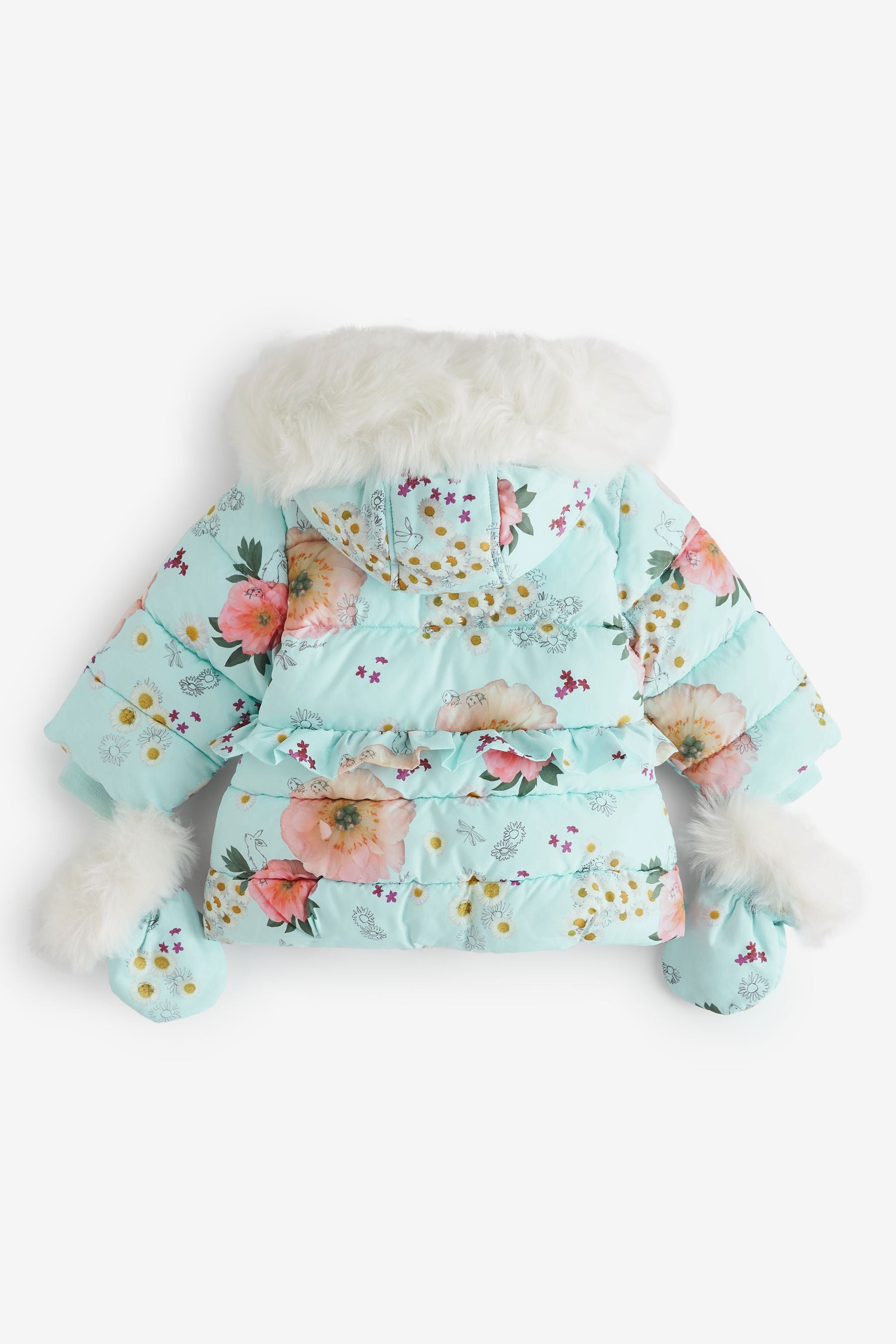 Mint Green Baker by Ted Baker Mint Green Floral Coat