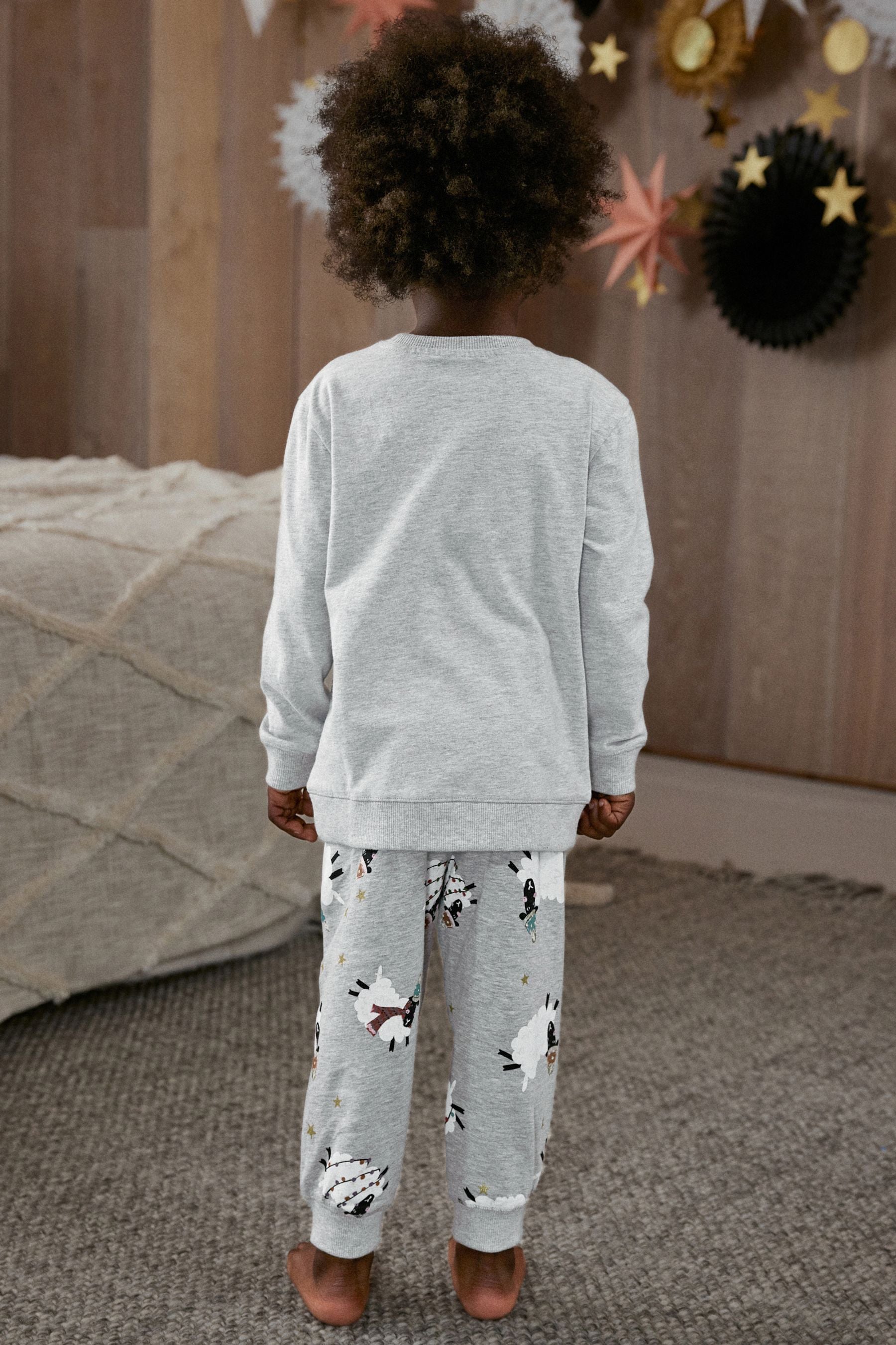 Grey Sheep Matching Family Older kids Jersey Pyjamas (9mths-16yrs) (9mths-16yrs)