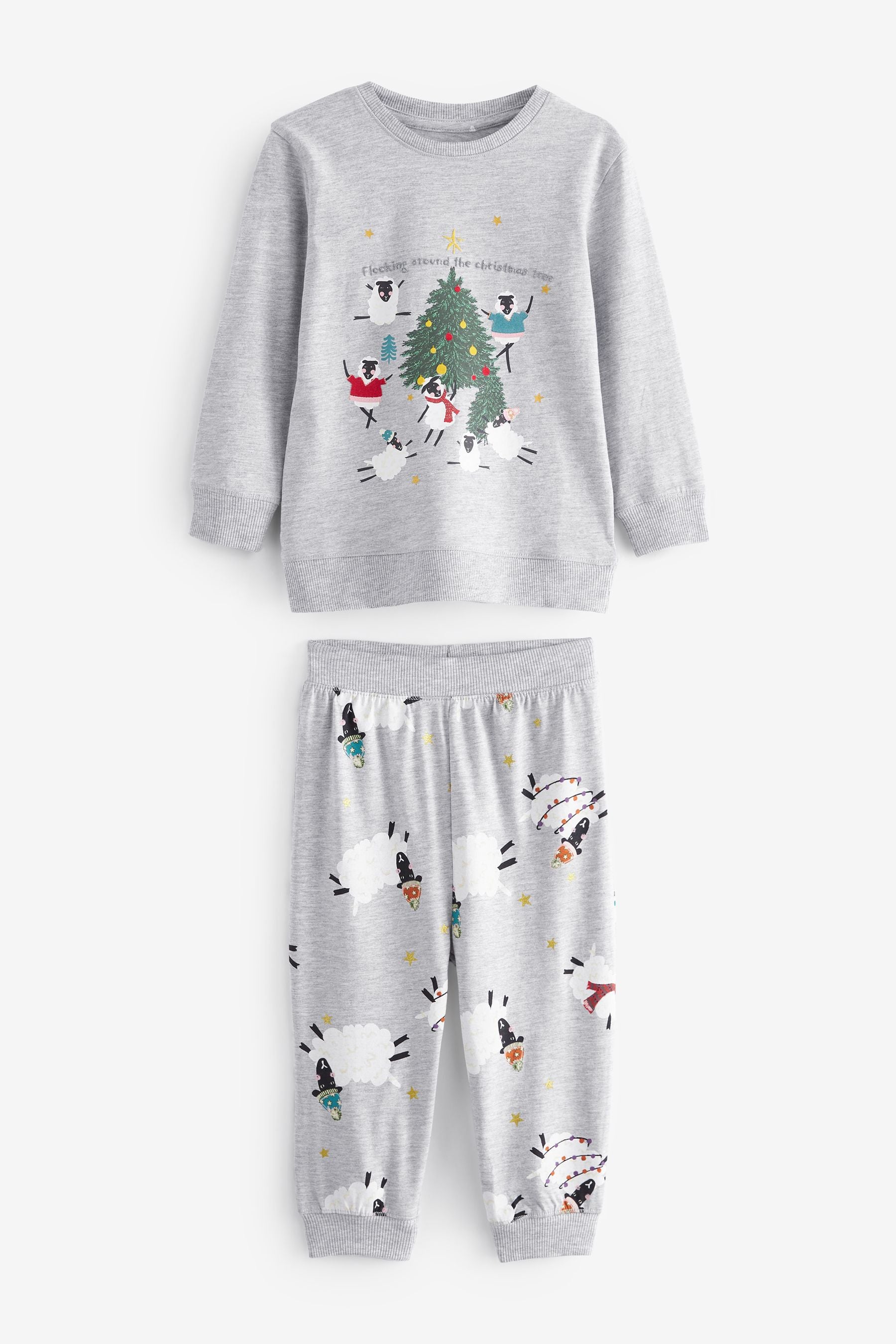 Grey Sheep Matching Family Older kids Jersey Pyjamas (9mths-16yrs) (9mths-16yrs)