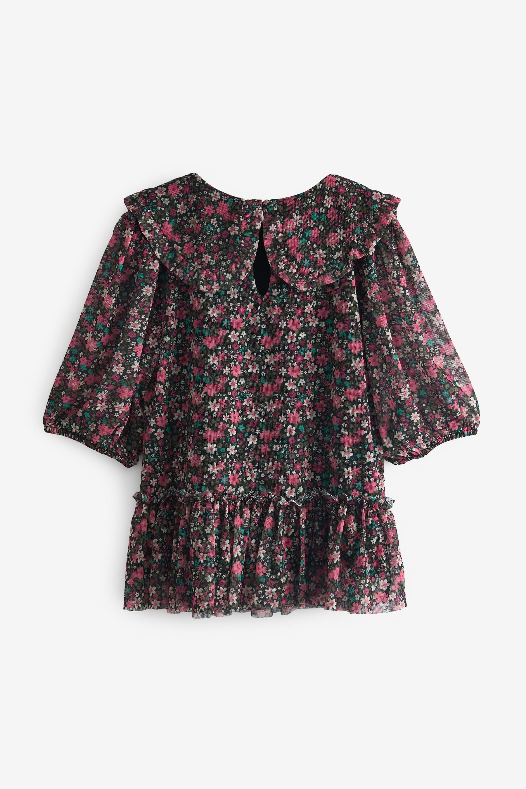 Multi Ditsy Floral Collar Blouse (3-16yrs)