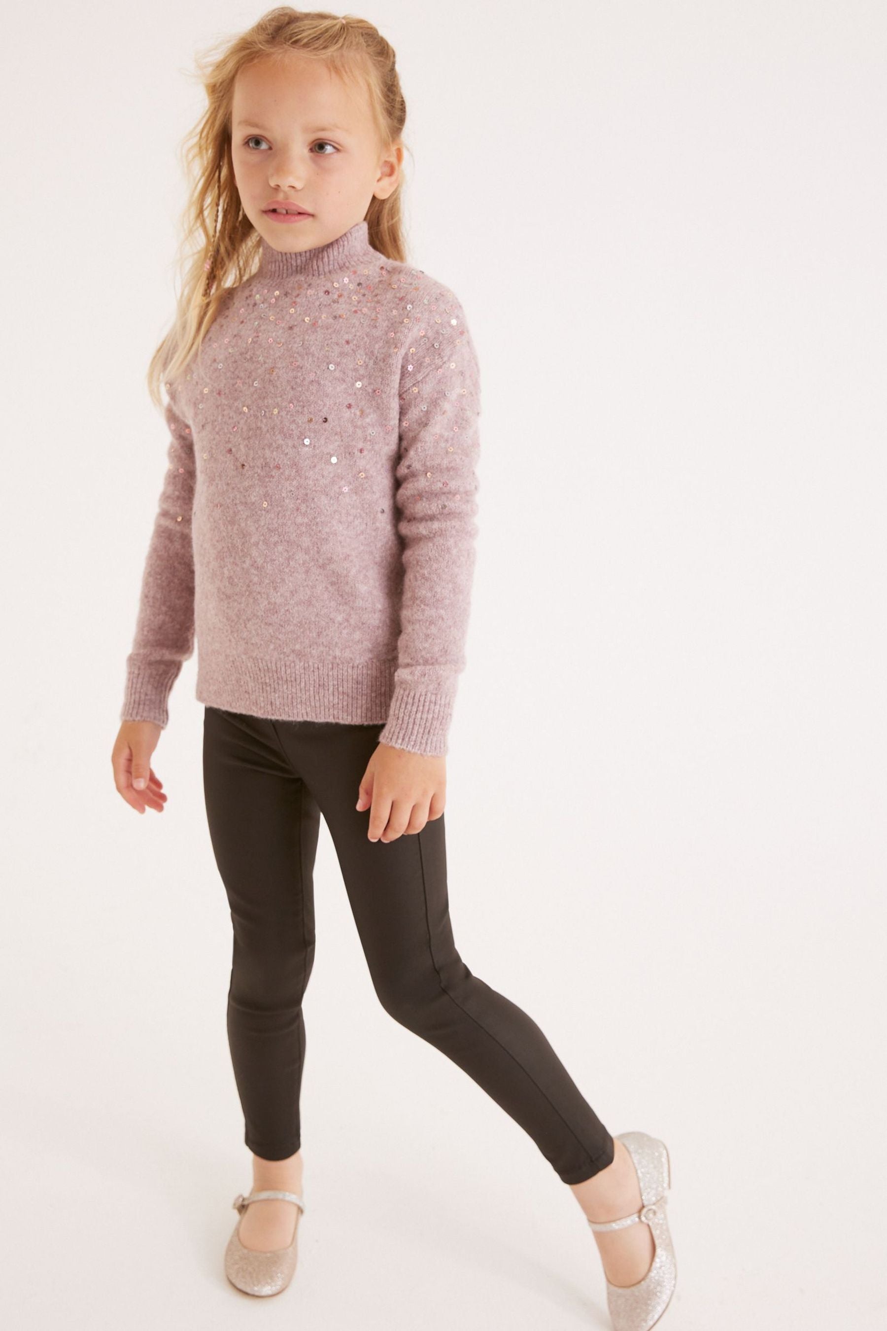 Pink Sequin Jumper (3-16yrs)