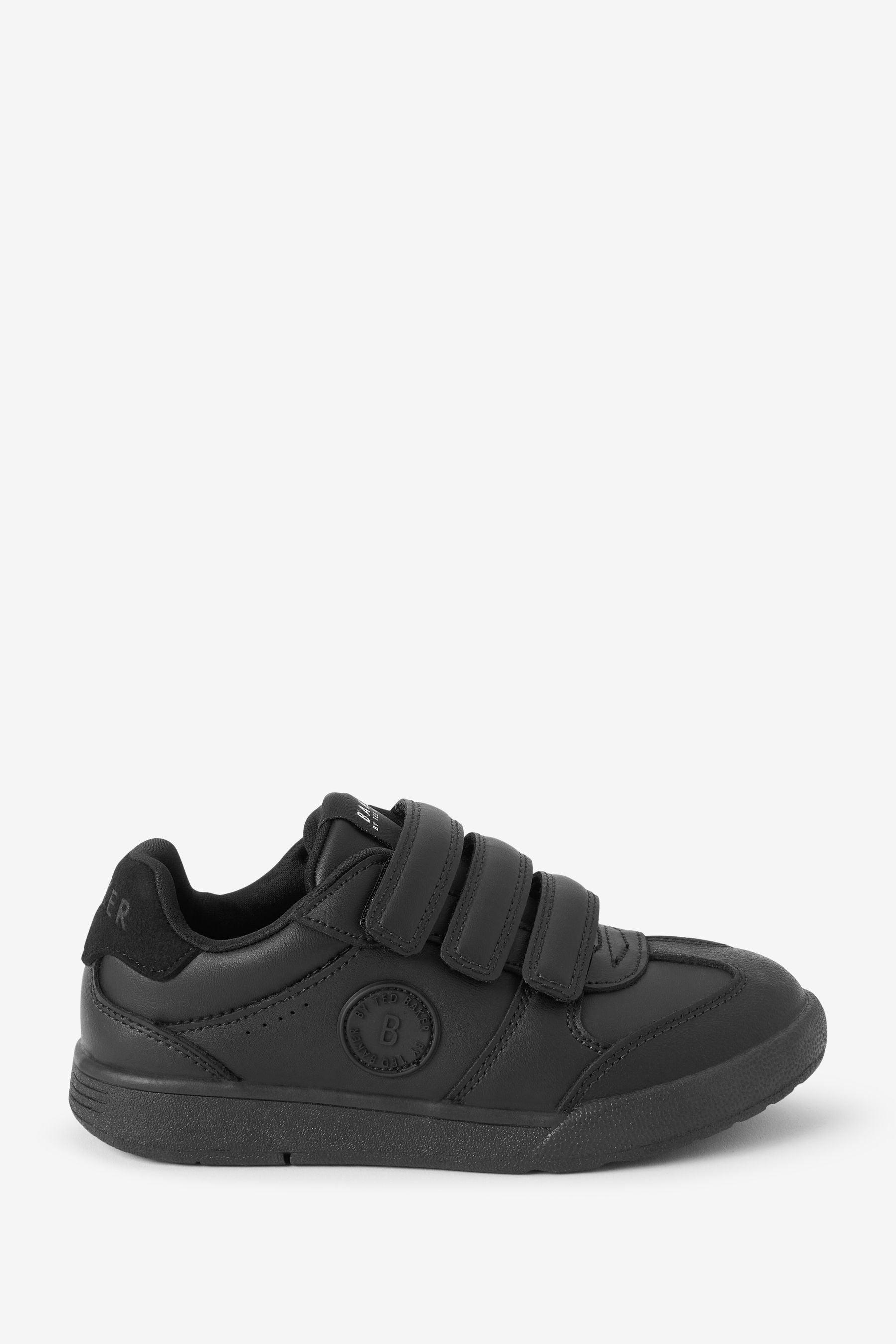 Black Baker by Ted Baker Black School Trainers