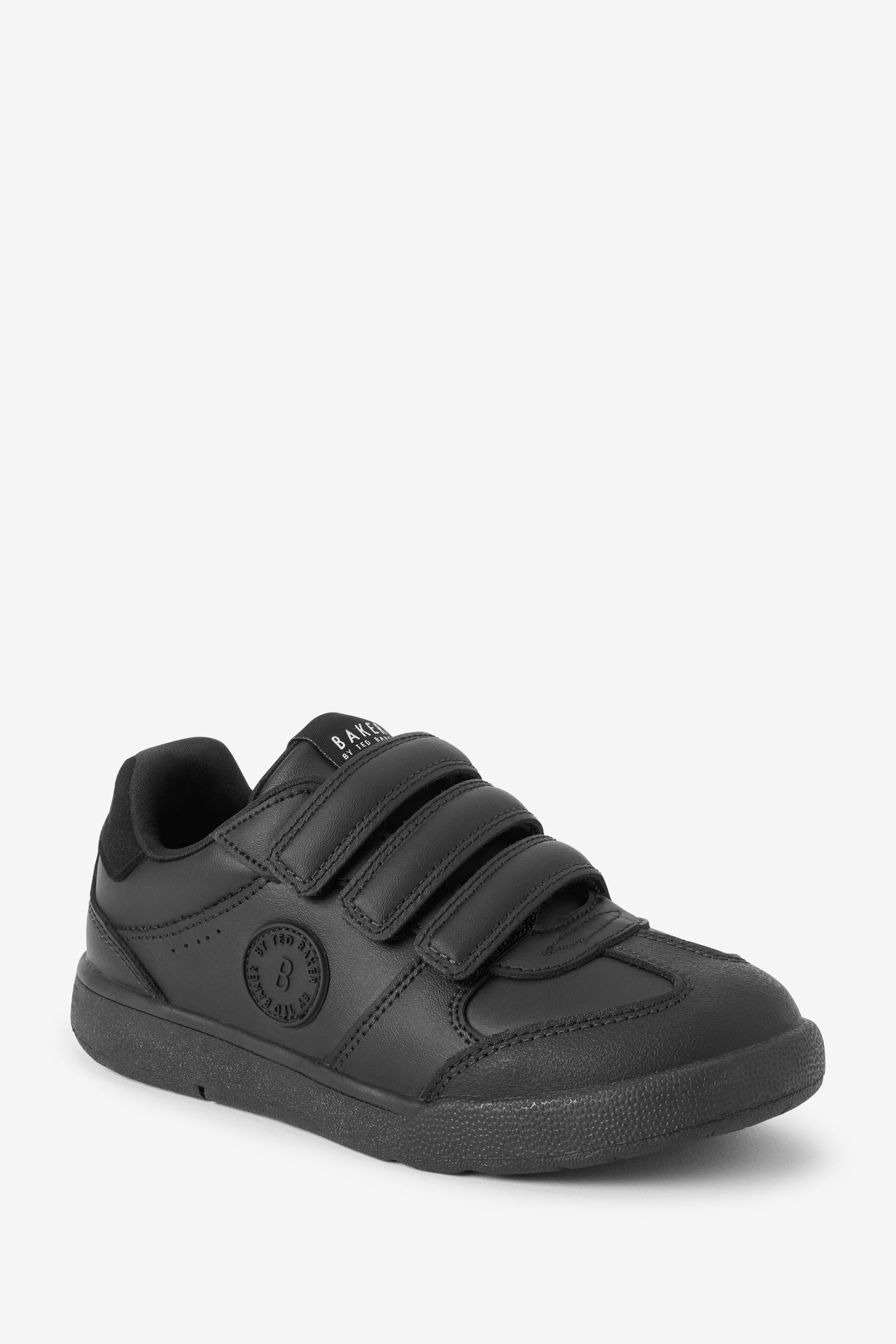 Black Baker by Ted Baker Black School Trainers