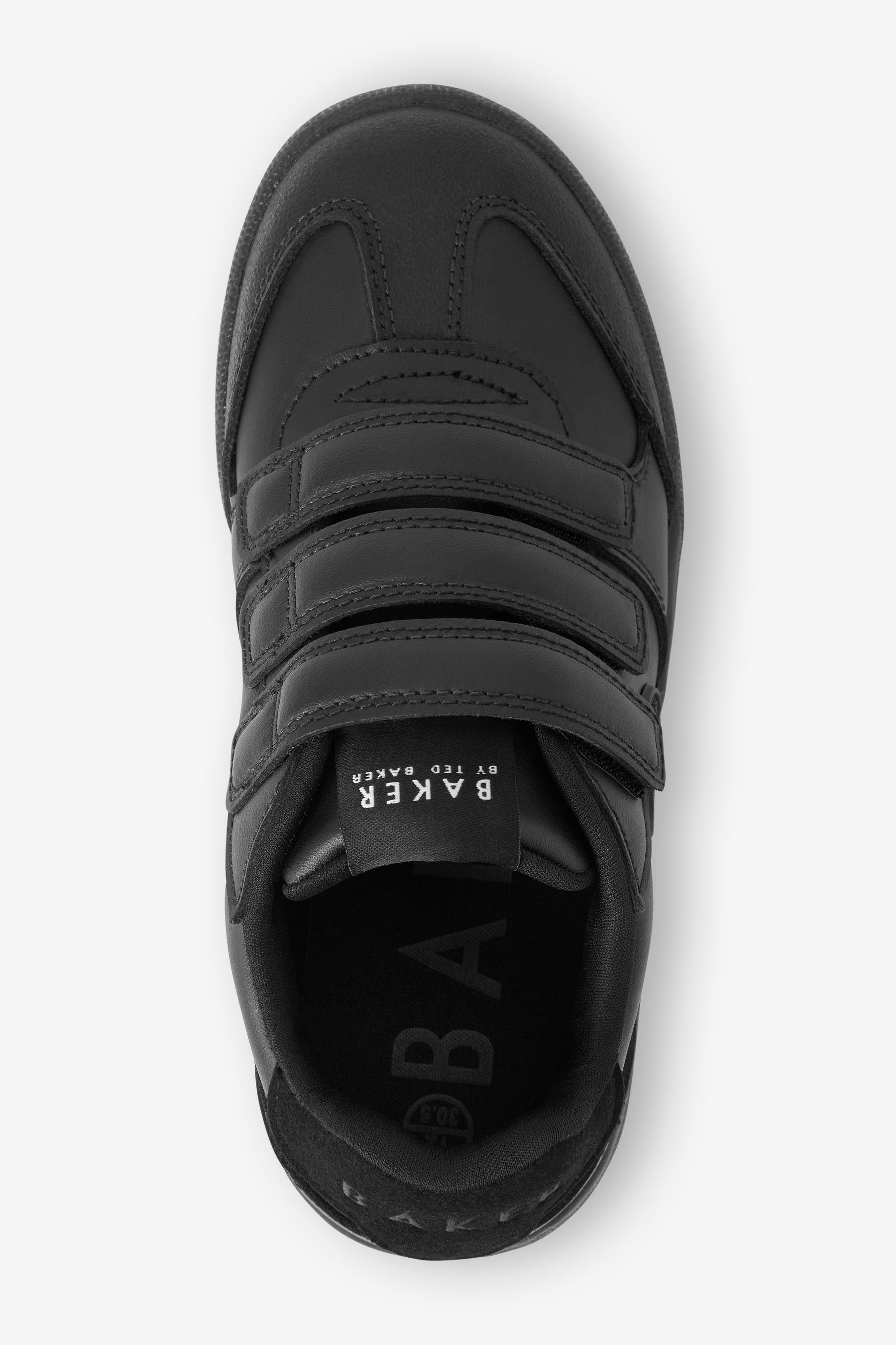 Black Baker by Ted Baker Black School Trainers