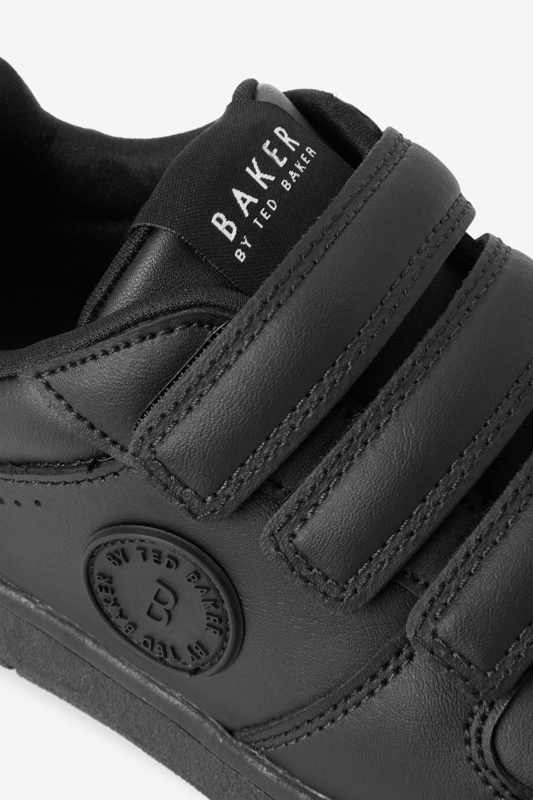 Black Baker by Ted Baker Black School Trainers