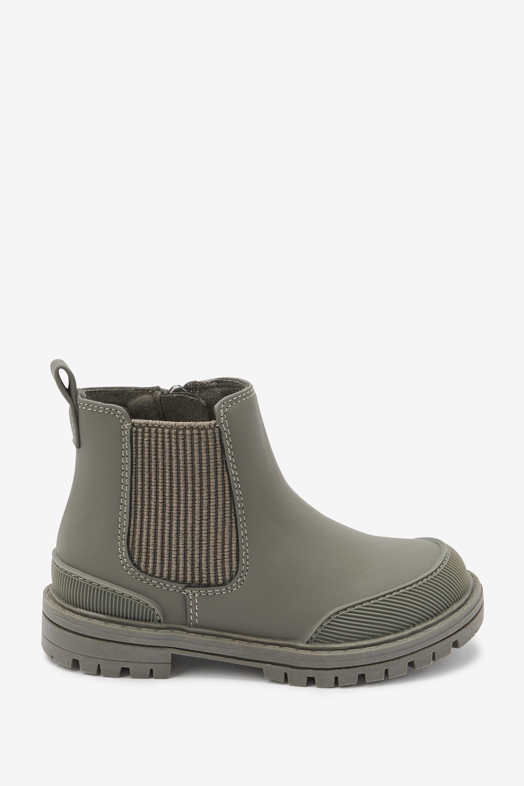 Green Chelsea Boots