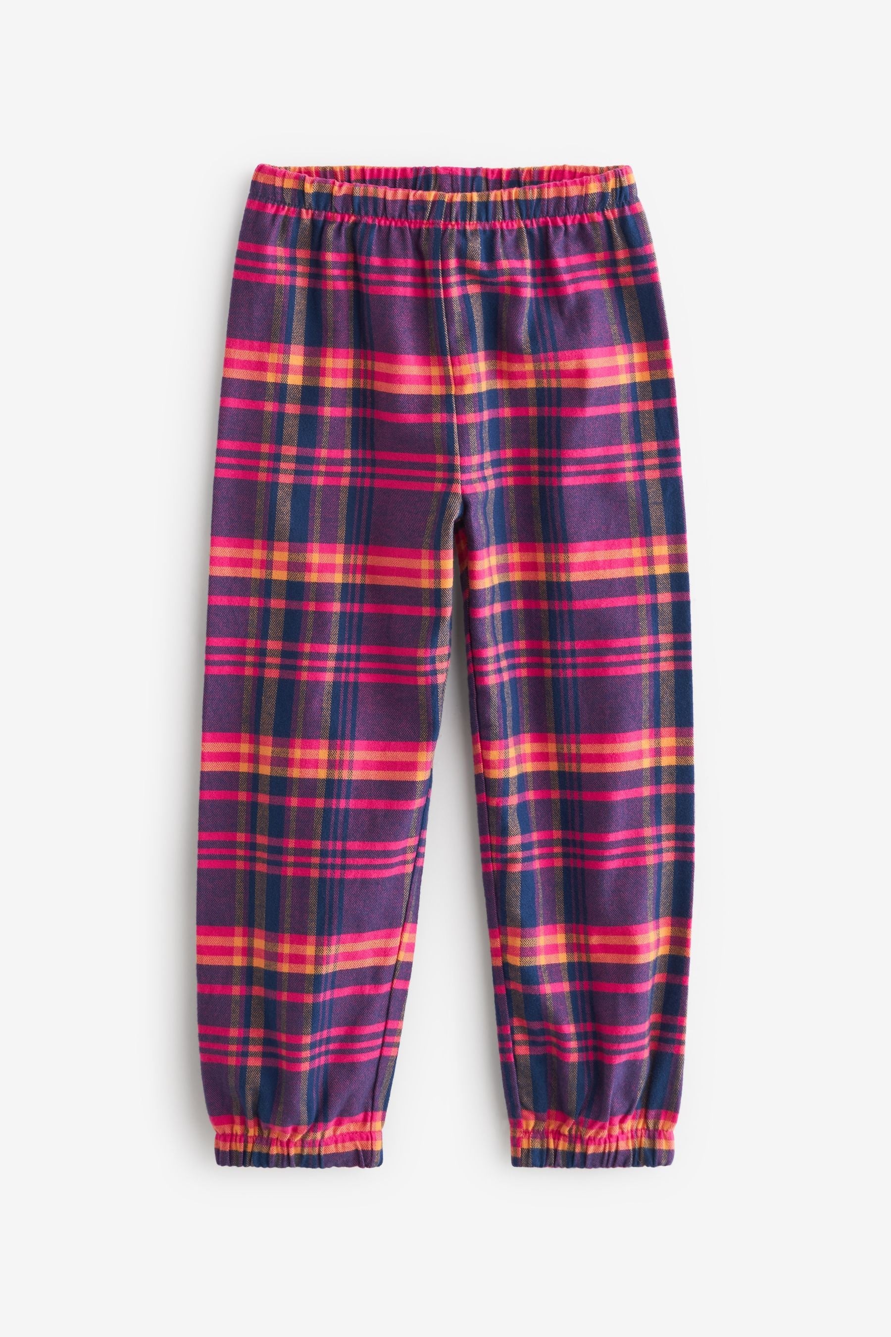 Pink/Blue Check Nxt Woven Jogger Pyjamas 2 Pack (3-16yrs)