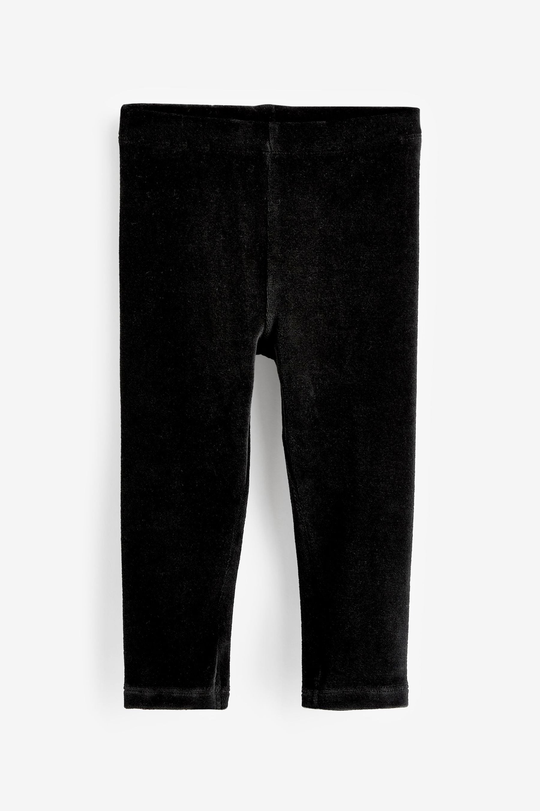 Black Velour Leggings (3mths-7yrs)