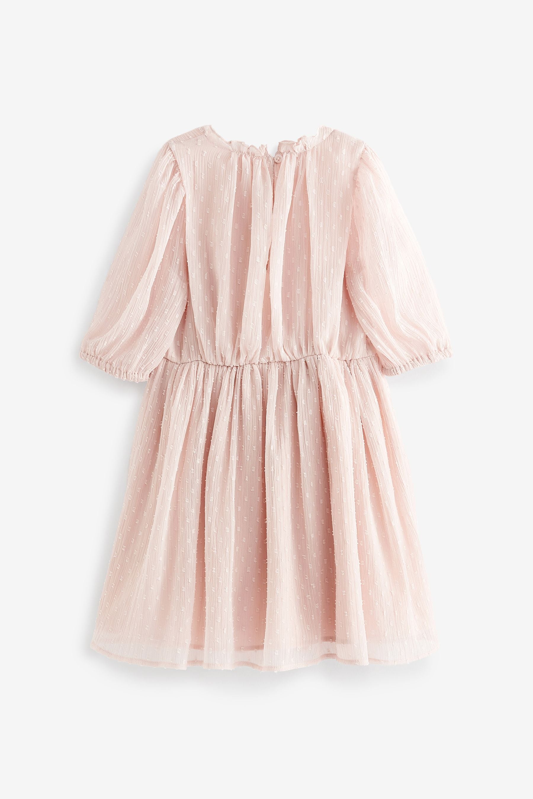 Pink Chiffon Corsage Dress (3-16yrs)