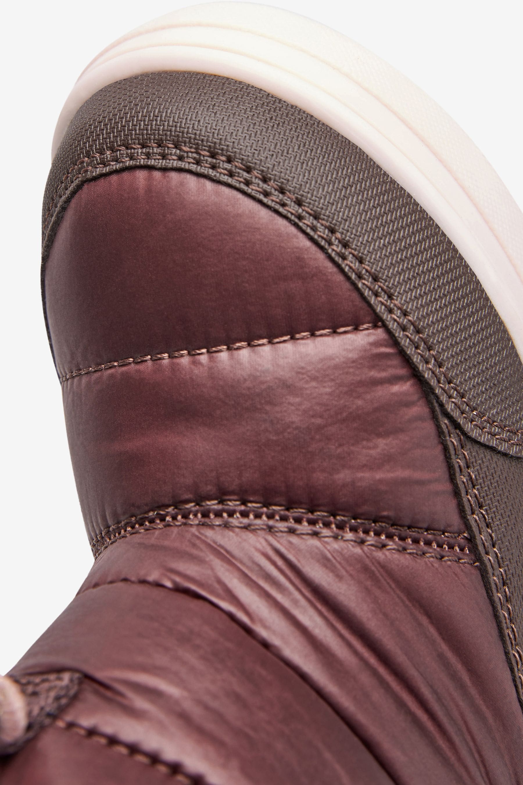 Chocolate Brown Thinsulate Warm Lined Thermal Quilted Boots