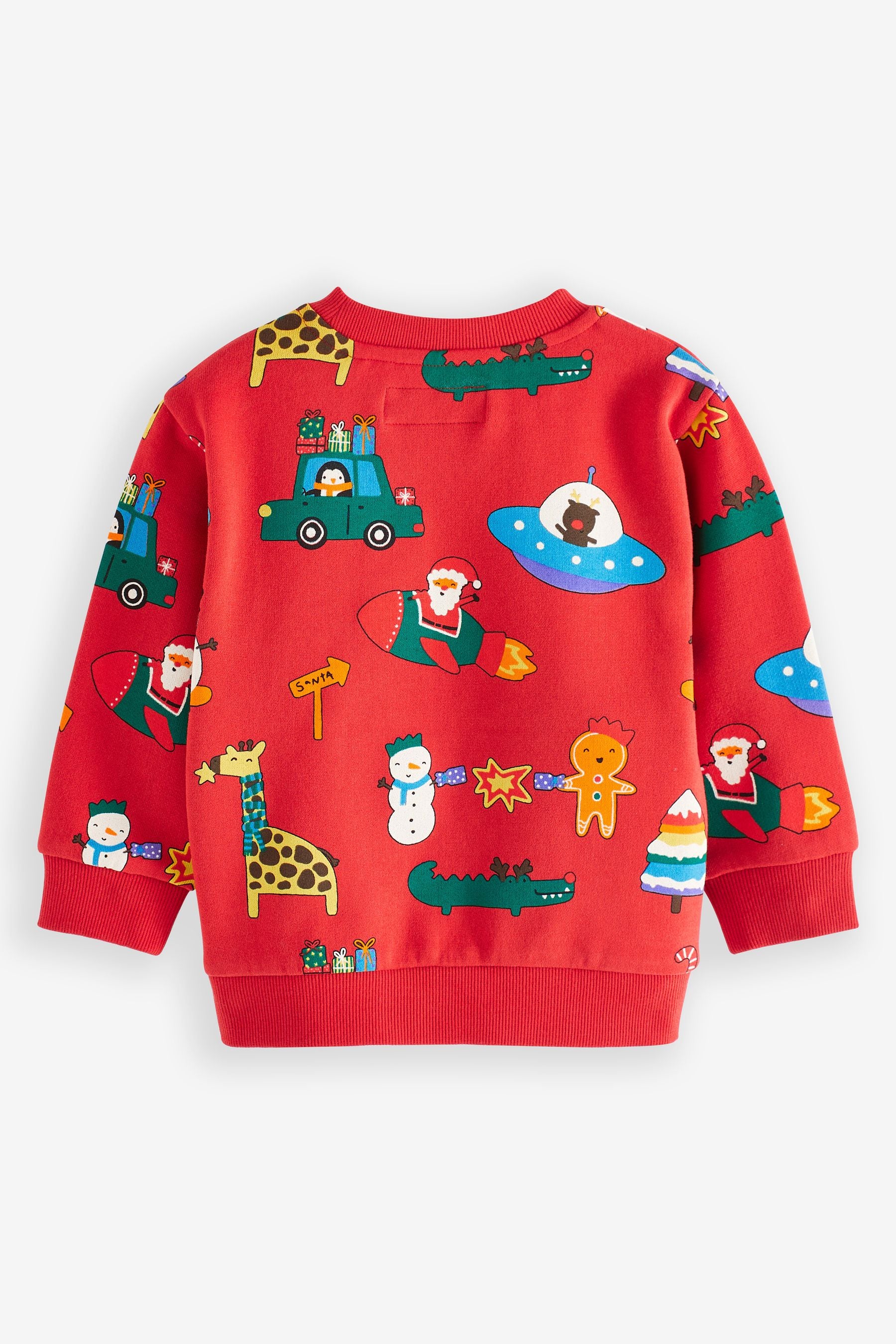 Red Christmas Sweatshirt (3mths-7yrs)