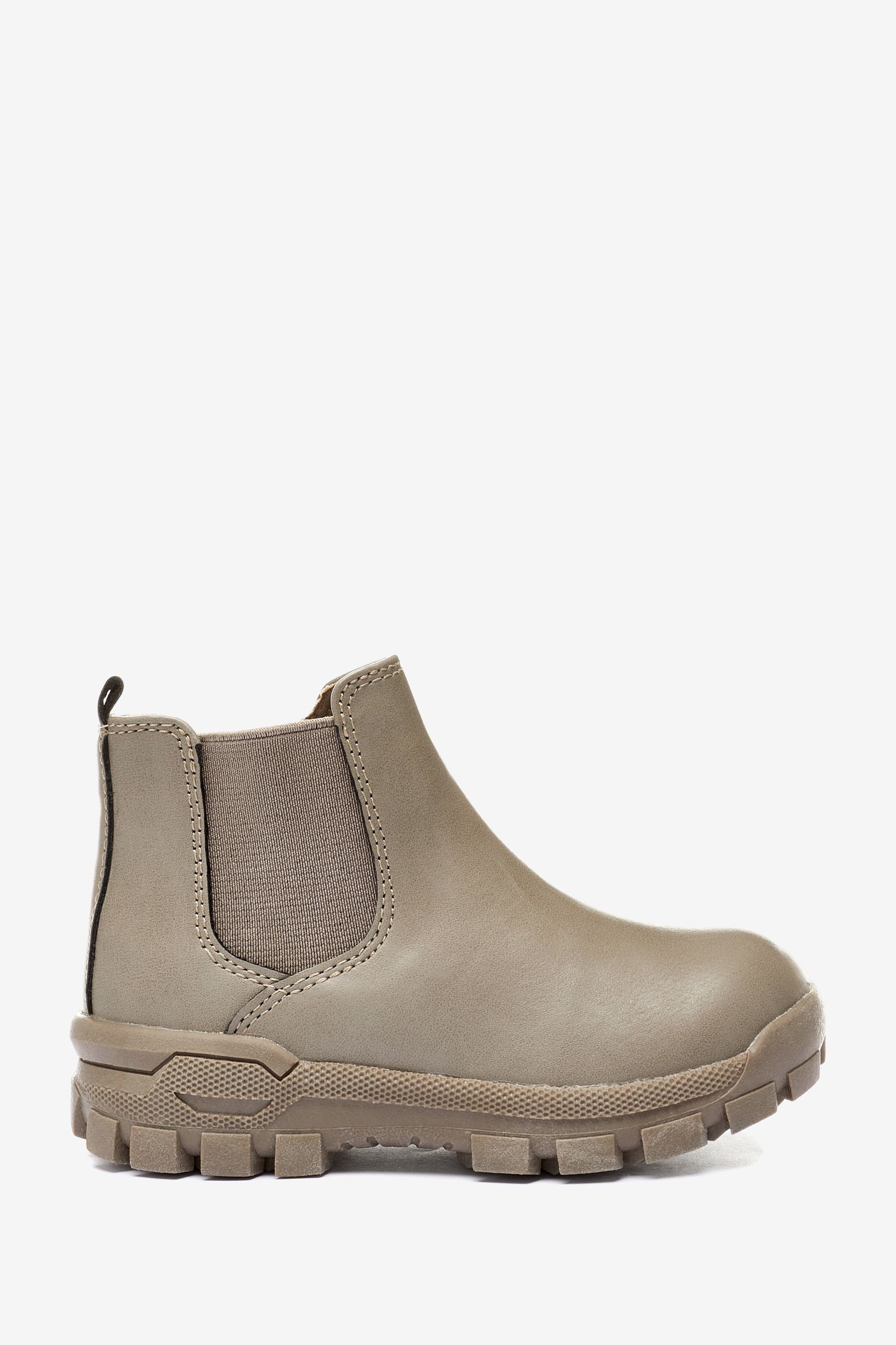 Stone Natural Chelsea Boots