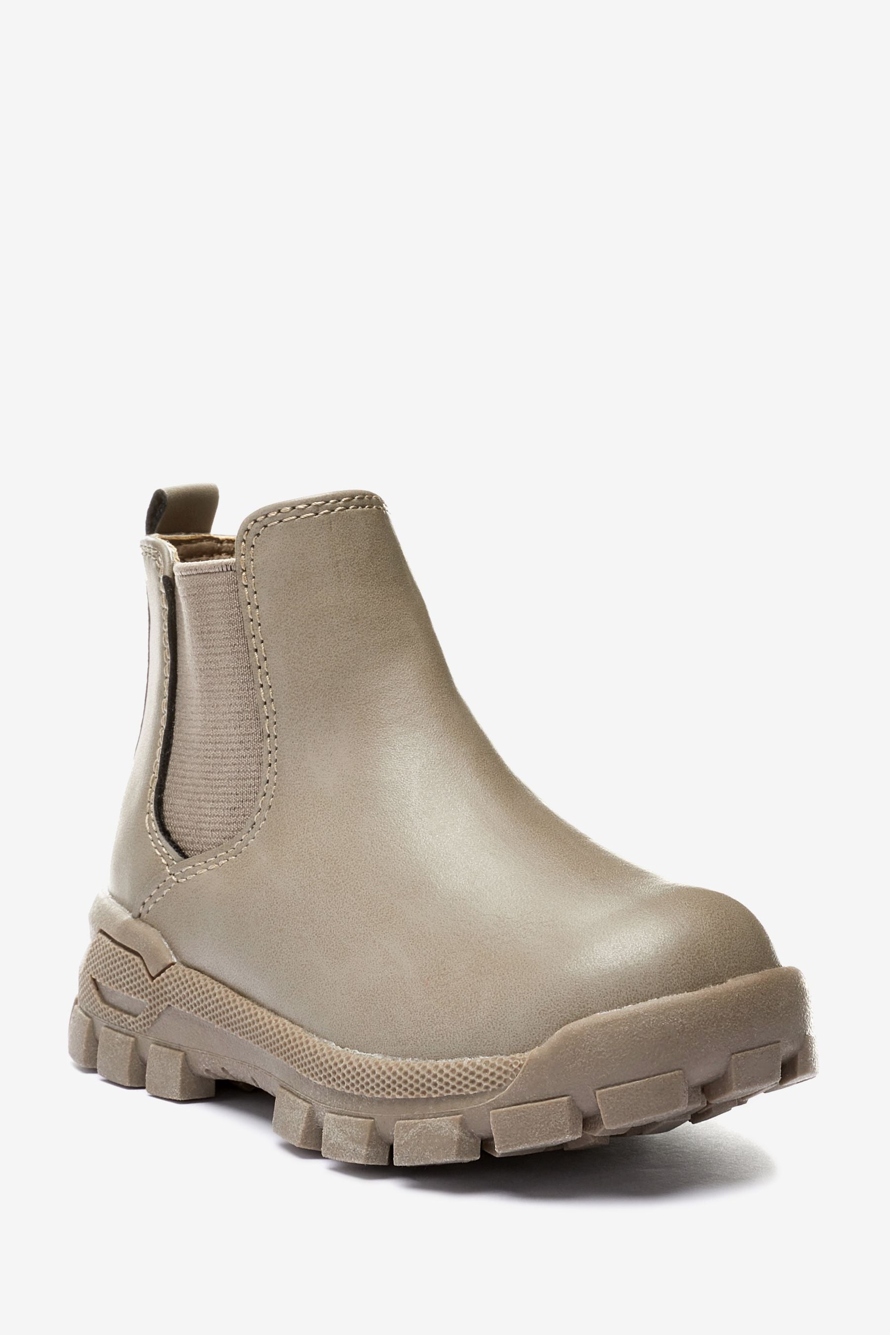 Stone Natural Chelsea Boots