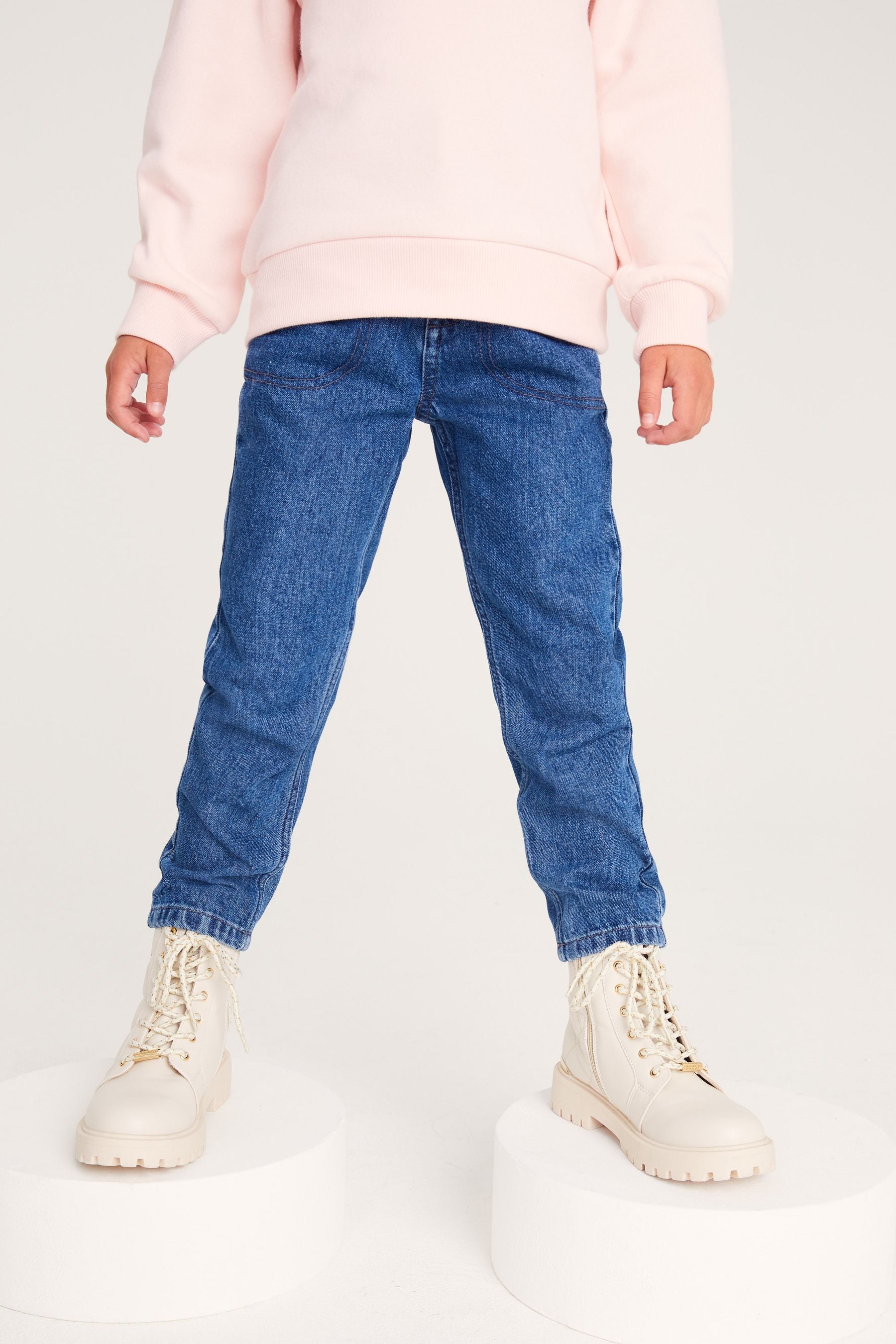 Mid Blue Baker by Ted Baker Mid Blue Mom Jeans