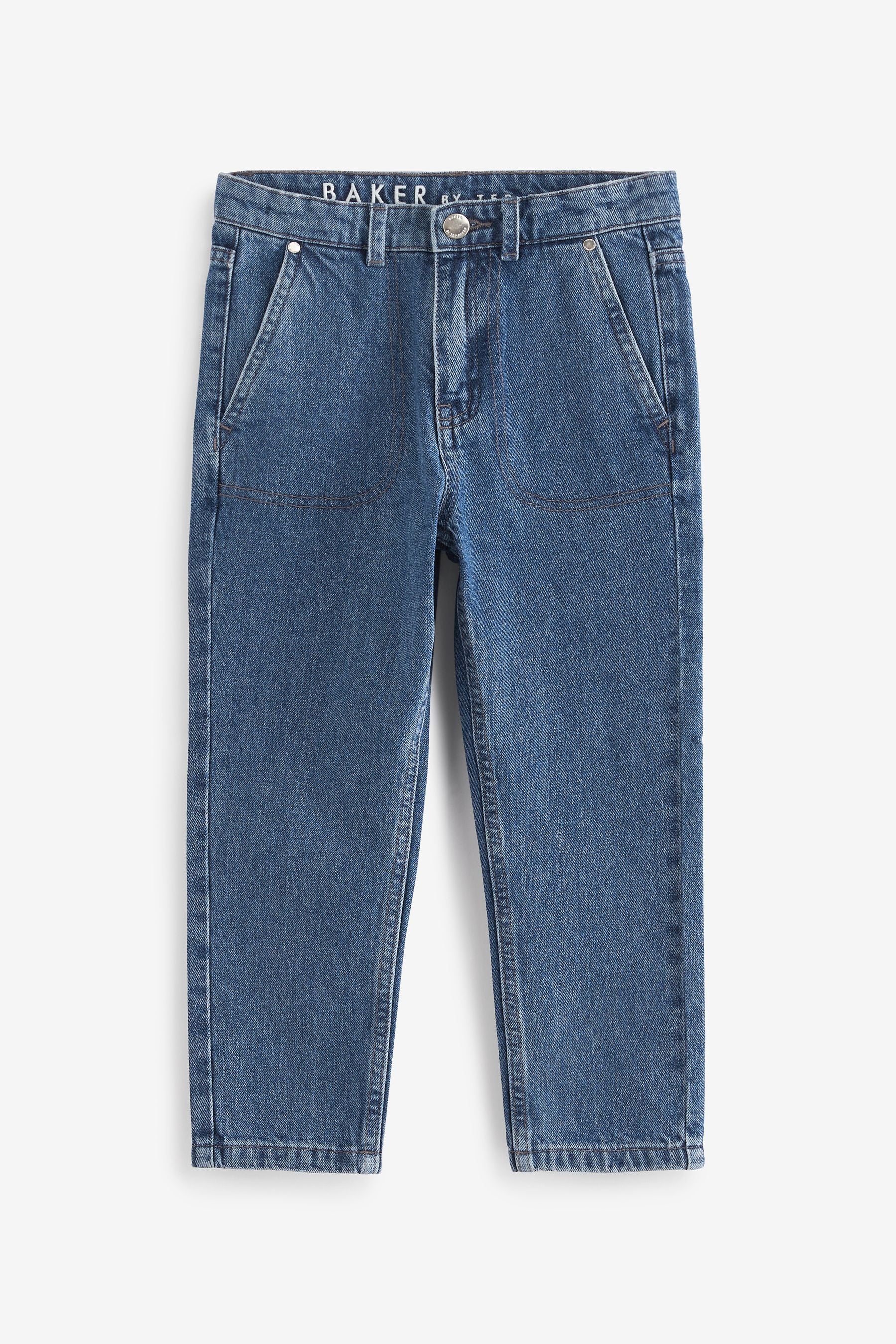 Mid Blue Baker by Ted Baker Mid Blue Mom Jeans