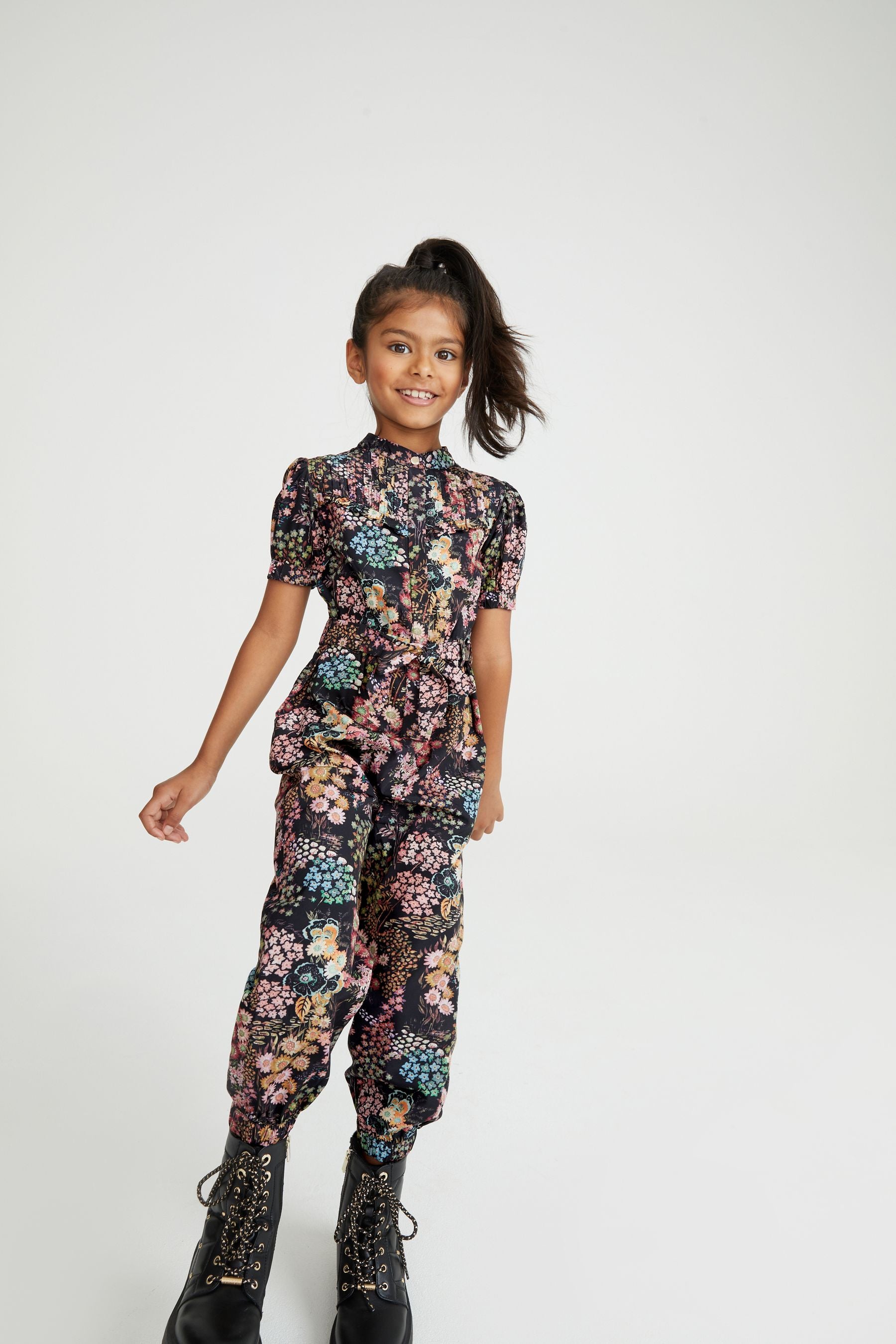 Black Baker by Ted Baker Black Floral Jumpsuit