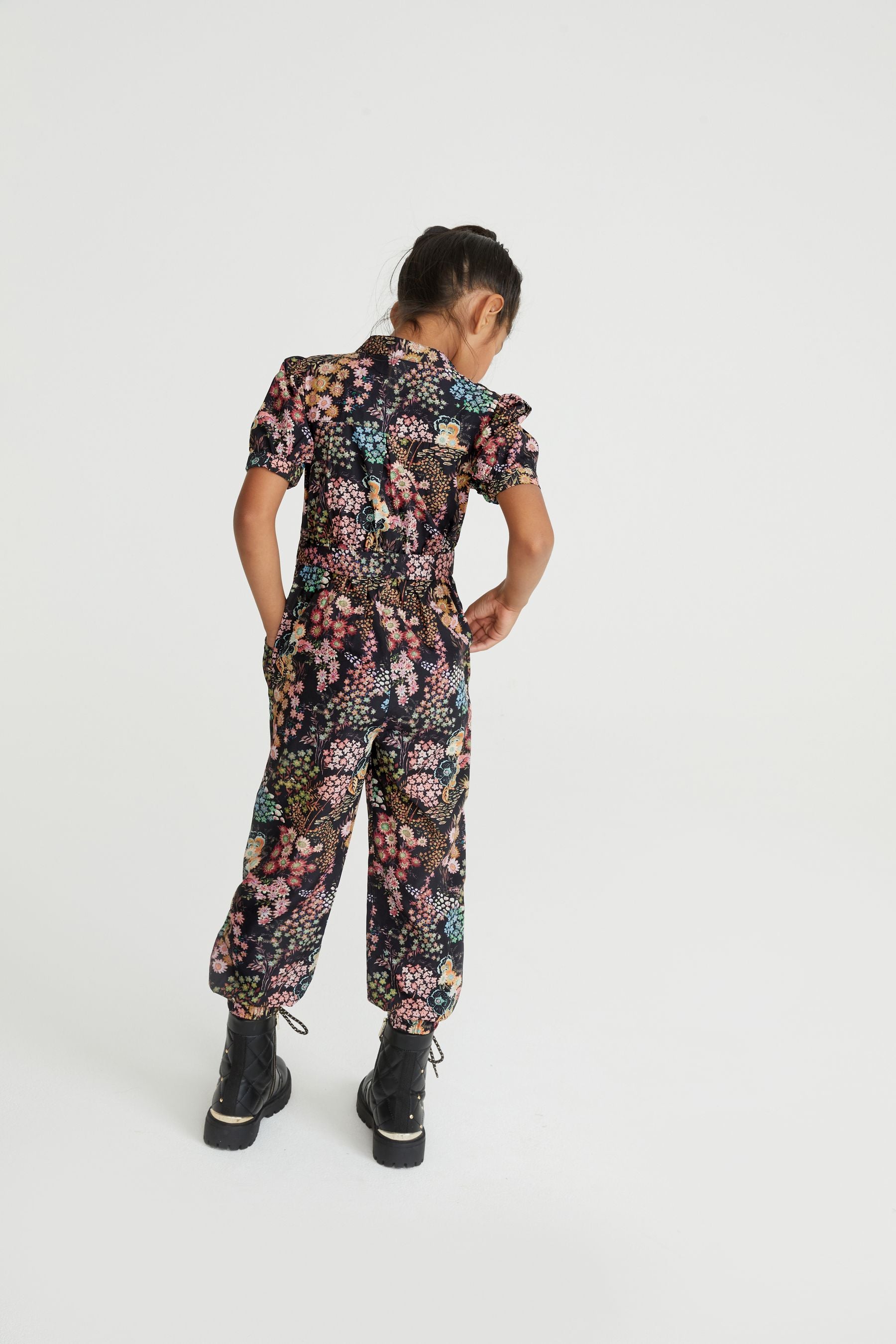 Black Baker by Ted Baker Black Floral Jumpsuit