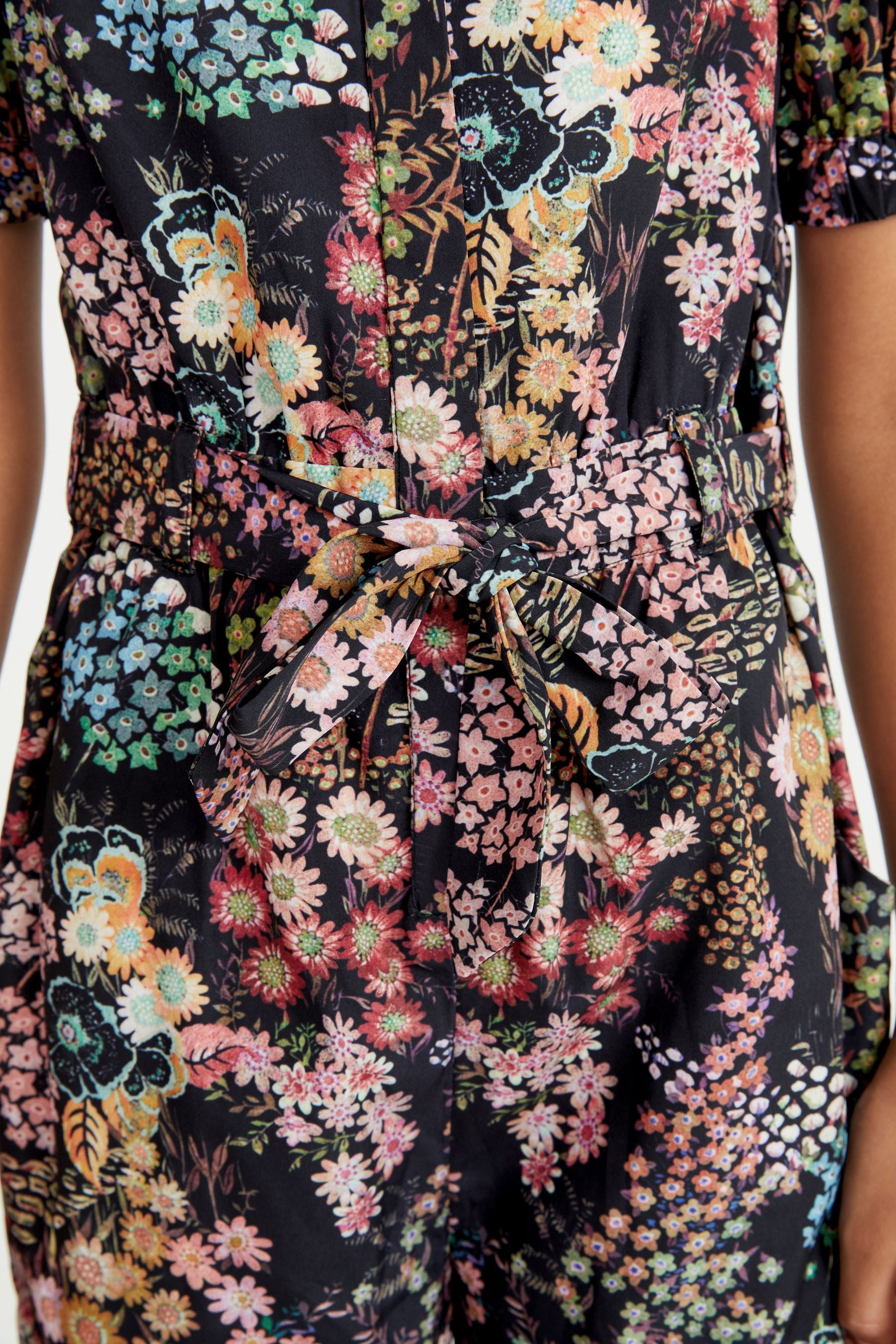 Black Baker by Ted Baker Black Floral Jumpsuit