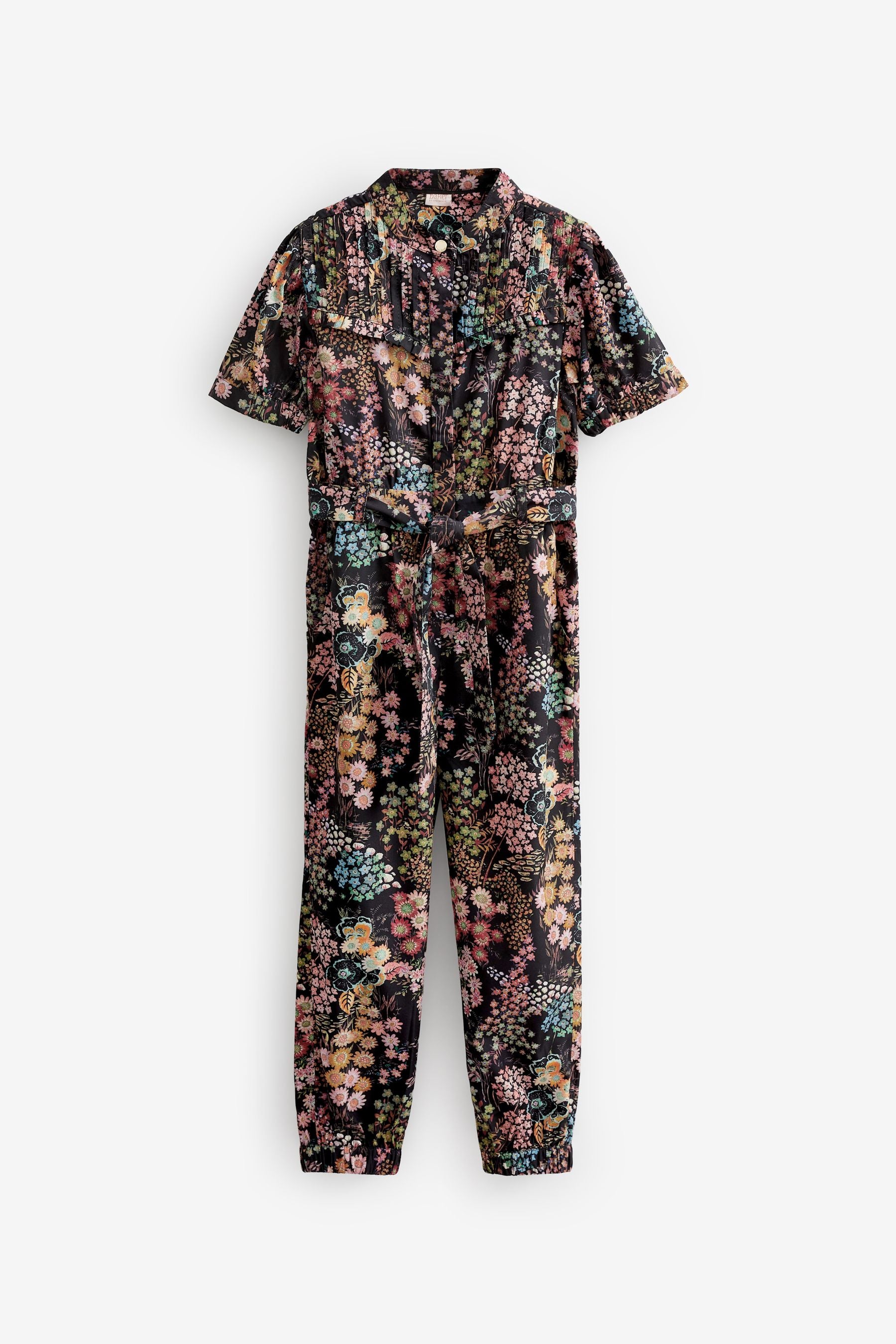 Black Baker by Ted Baker Black Floral Jumpsuit