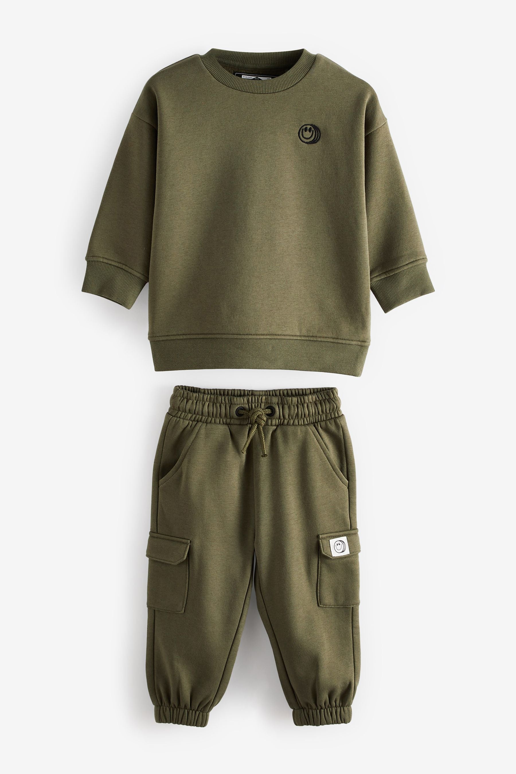 Khaki Green Oversized Utility Set (3mths-7yrs)