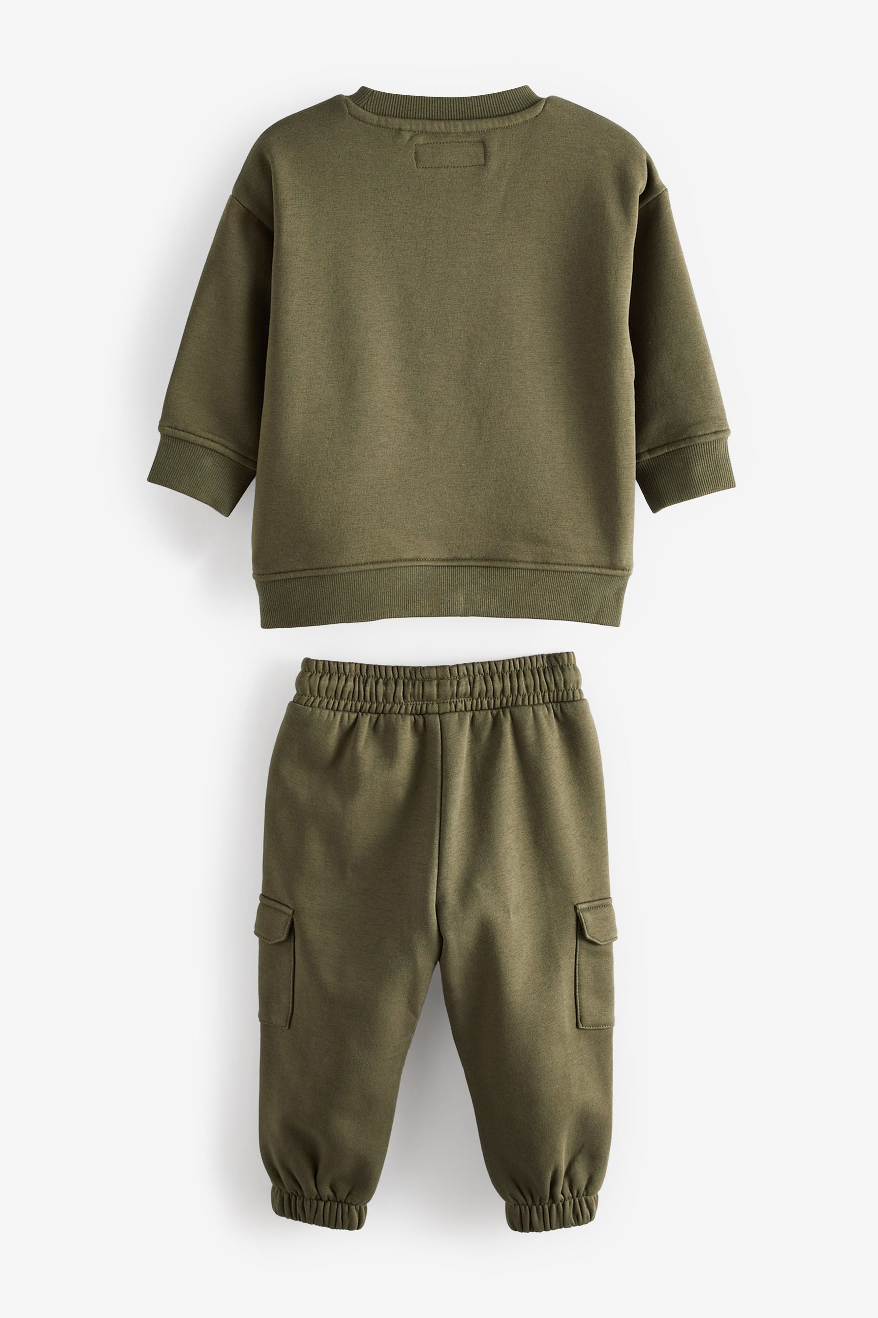 Khaki Green Oversized Utility Set (3mths-7yrs)