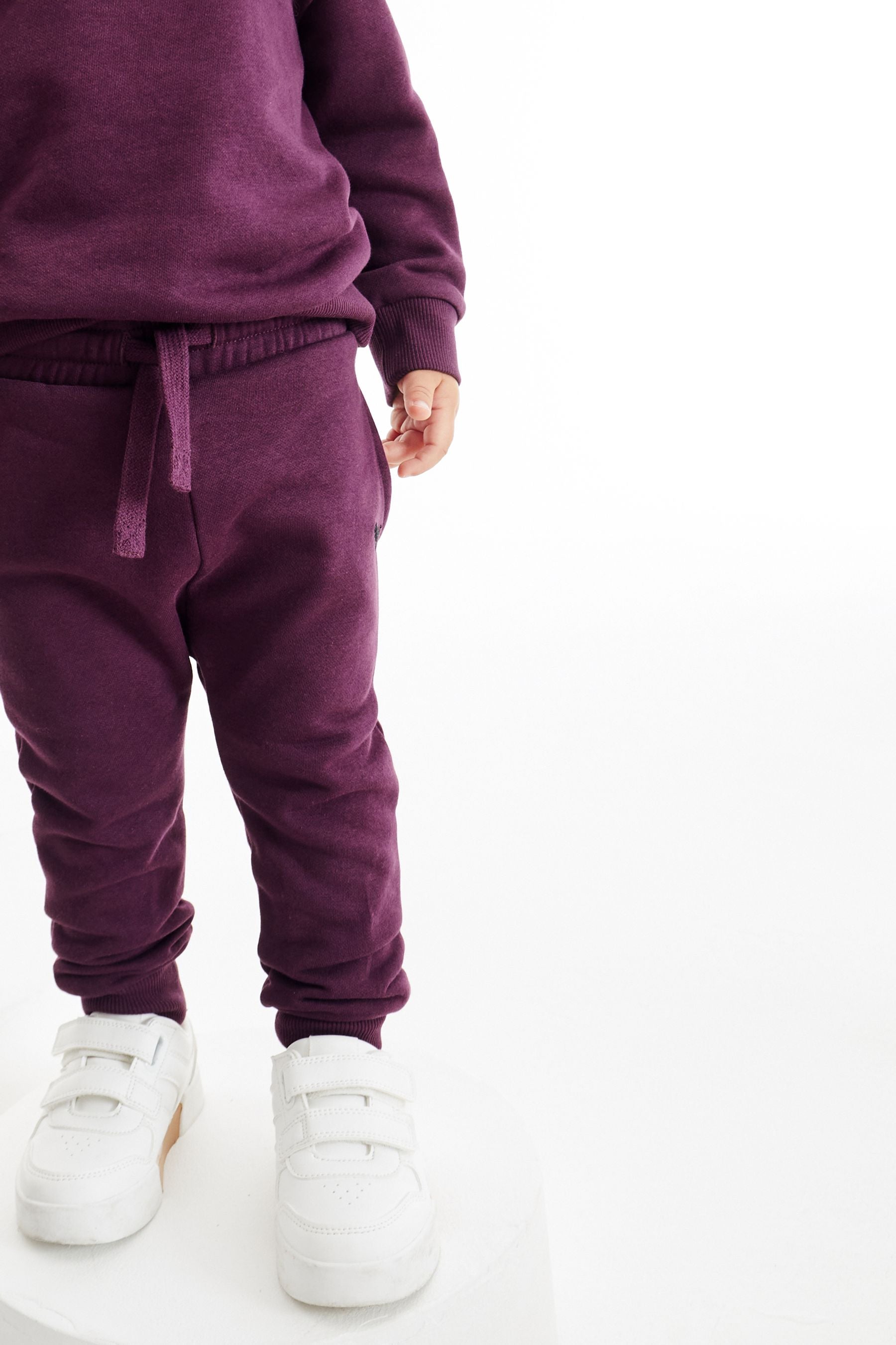 Plum Purple Jersey Sweatshirt And Joggers Set (3mths-7yrs)